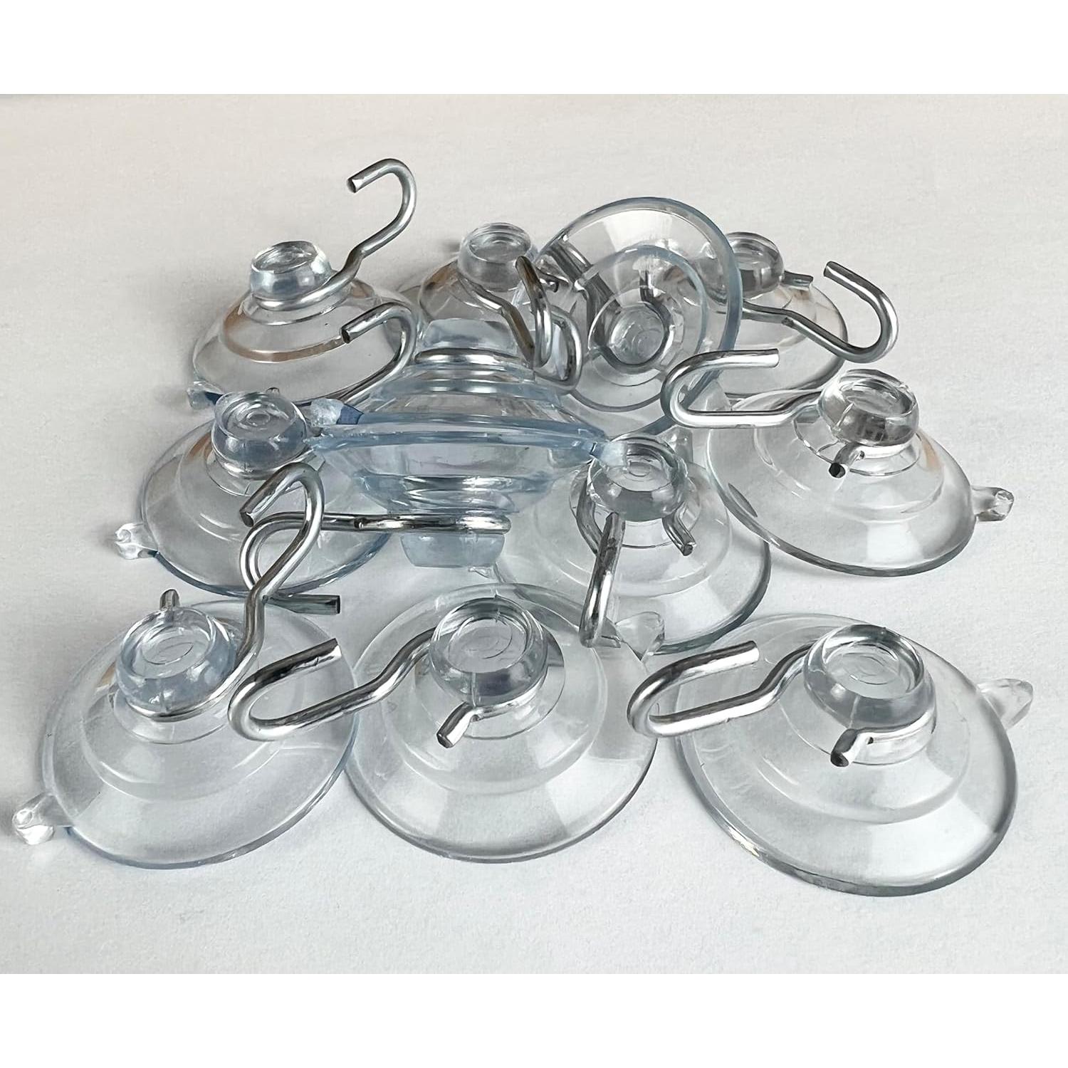 Ganchos de Ventosa Wis-Sales 12 Pack 3.18 cm Soporta 0.45 kg