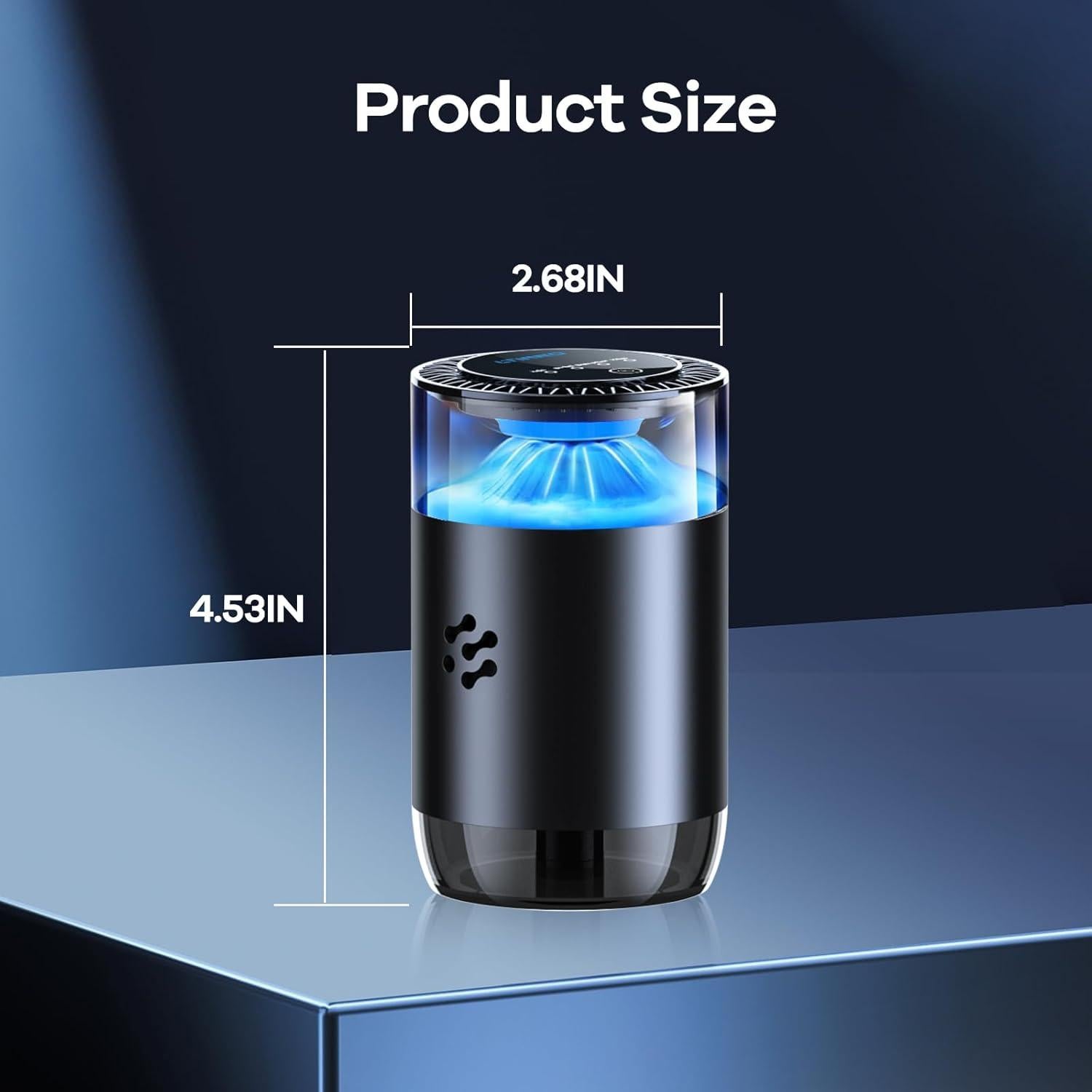 Difusor Automático de Aromas QUMIOBU para Carro con 2 Aceites