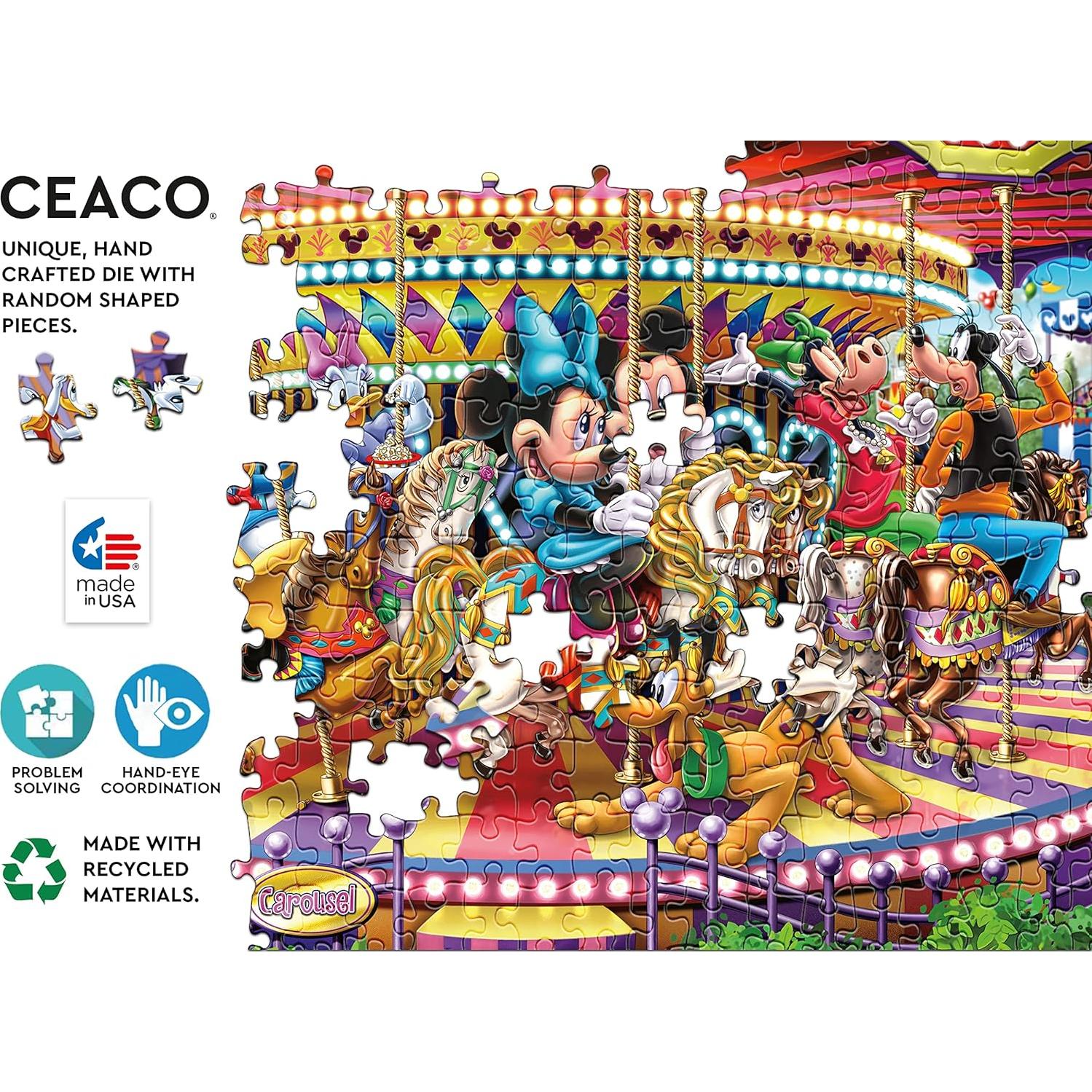 Rompecabezas Disney Carrusel Ceaco 300 Piezas 54x38 cm