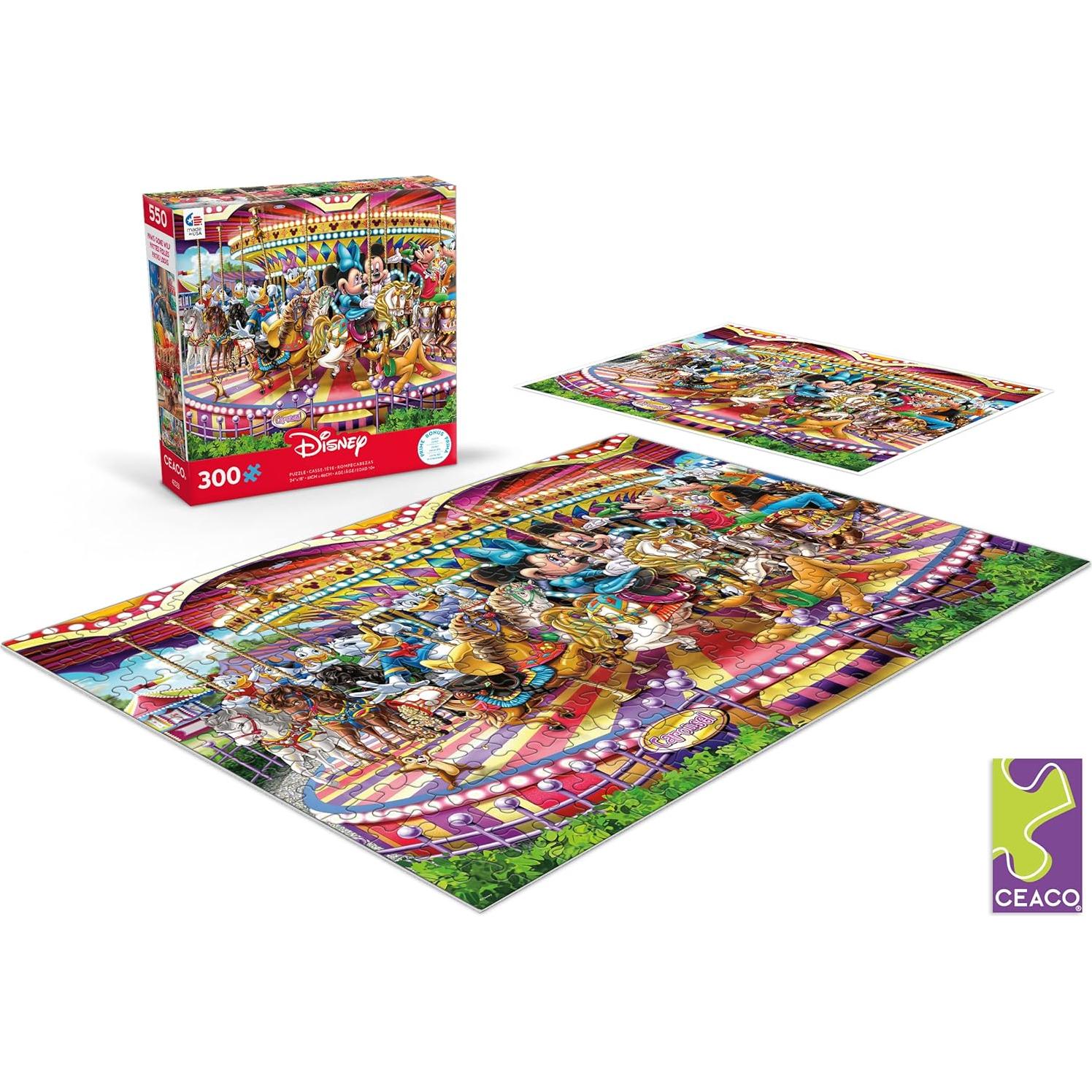 Rompecabezas Disney Carrusel Ceaco 300 Piezas 54x38 cm