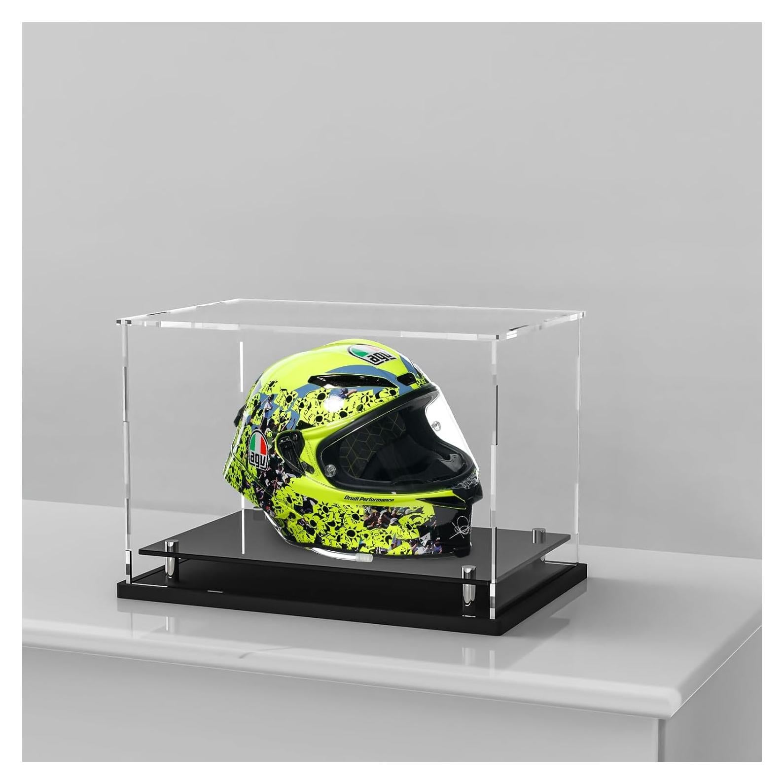 Estuche de Exhibición de Casco Mini WANLIAN Acrílico 20.3x15.2x17.8 cm