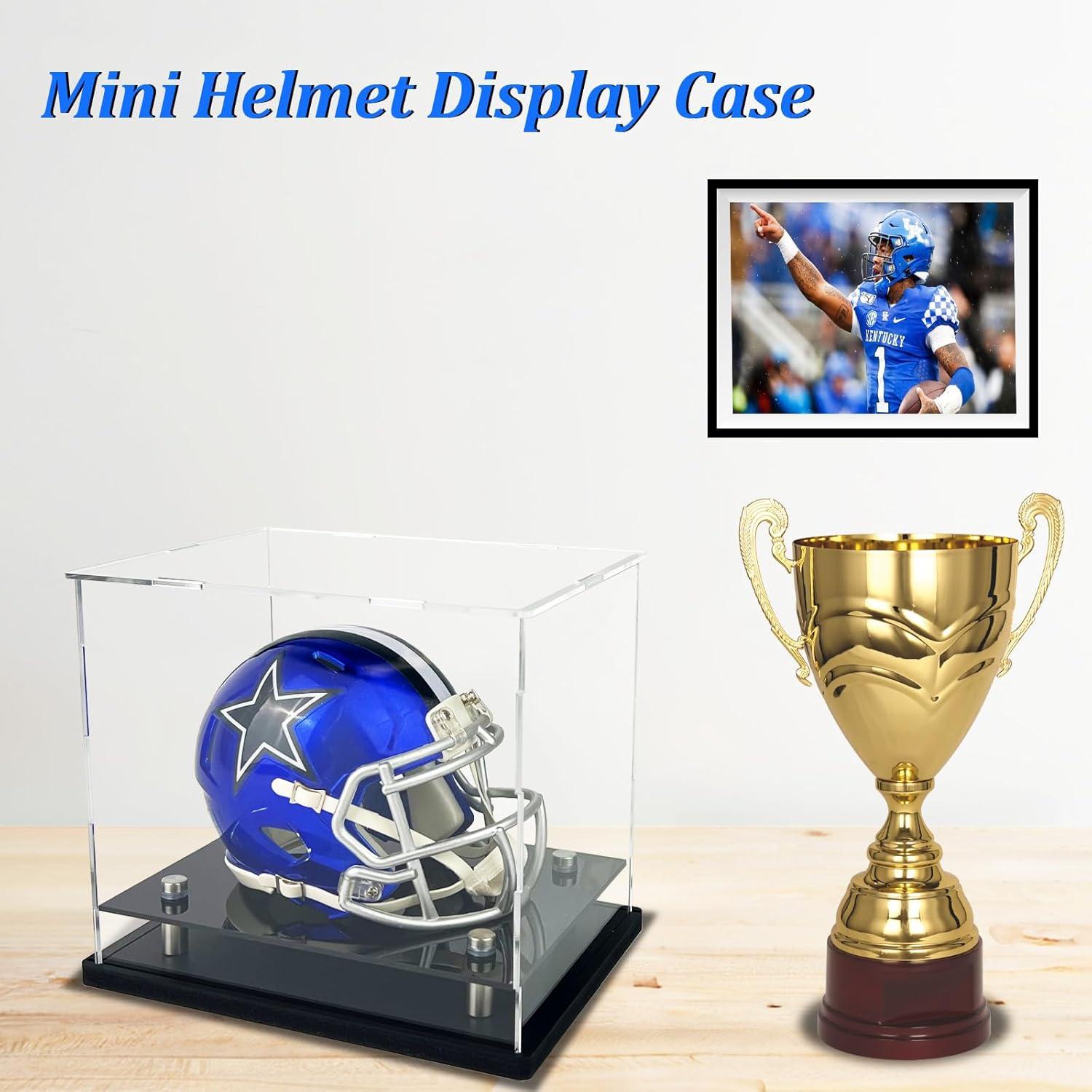 Estuche de Exhibición de Casco Mini WANLIAN Acrílico 20.3x15.2x17.8 cm