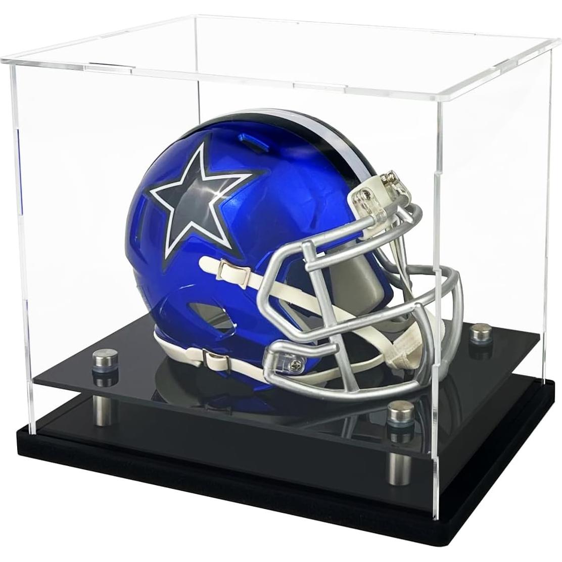 Estuche de Exhibición de Casco Mini WANLIAN Acrílico 20.3x15.2x17.8 cm