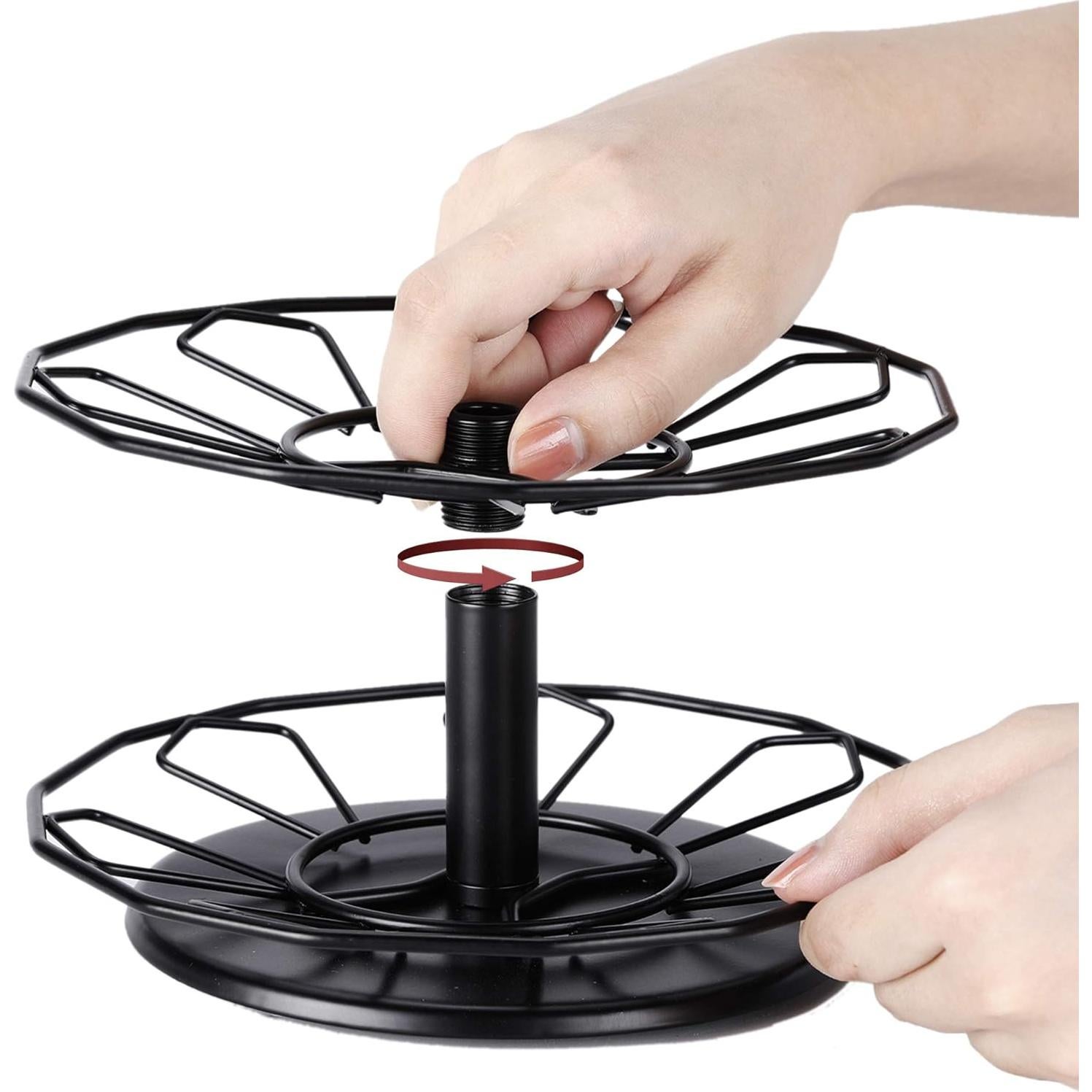 Soporte de K-Cup FlagShip 3 Niveles Metal Negro para 21 Cápsulas