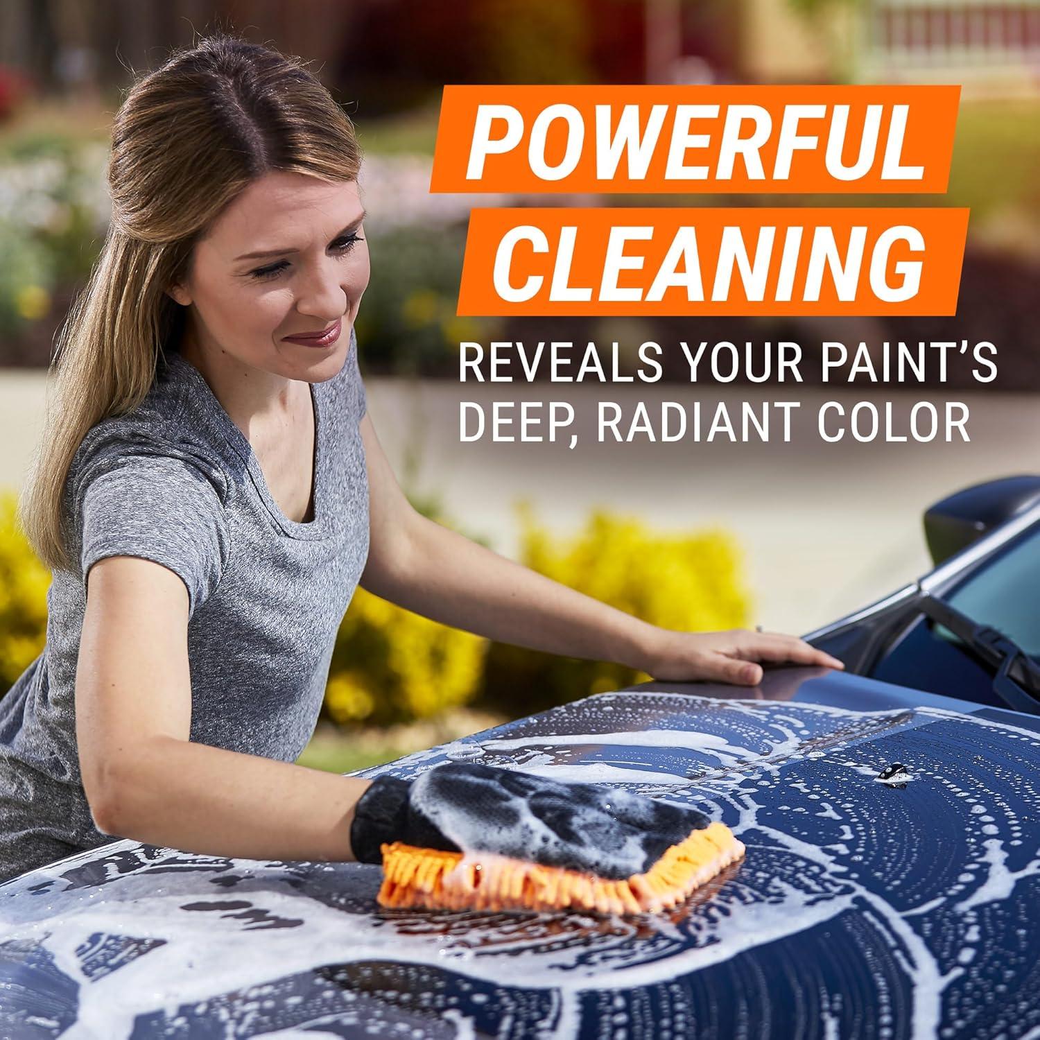 Armor All Ultra Shine Lavado y Cera 1.89 L + Limpiador Neumáticos 12 Latas