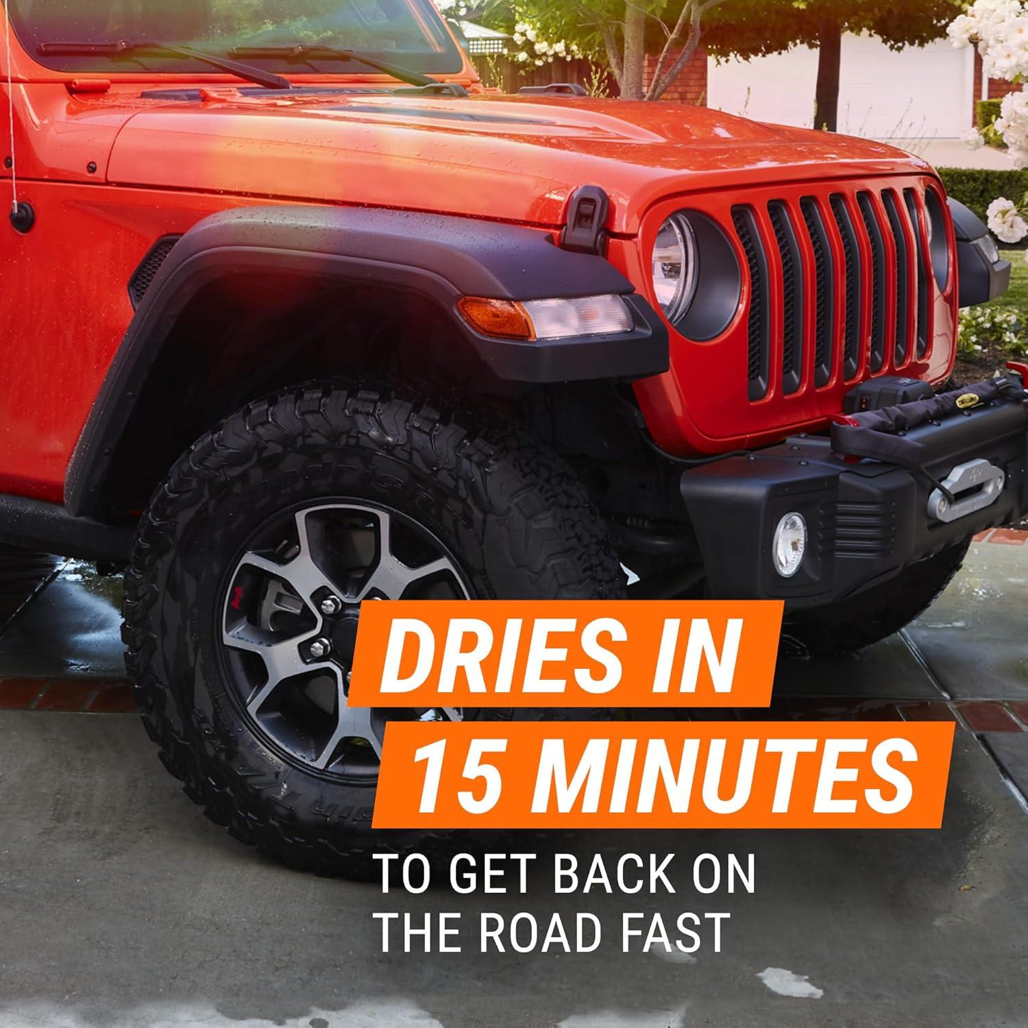 Armor All Ultra Shine Lavado y Cera 1.89 L + Limpiador Neumáticos 12 Latas