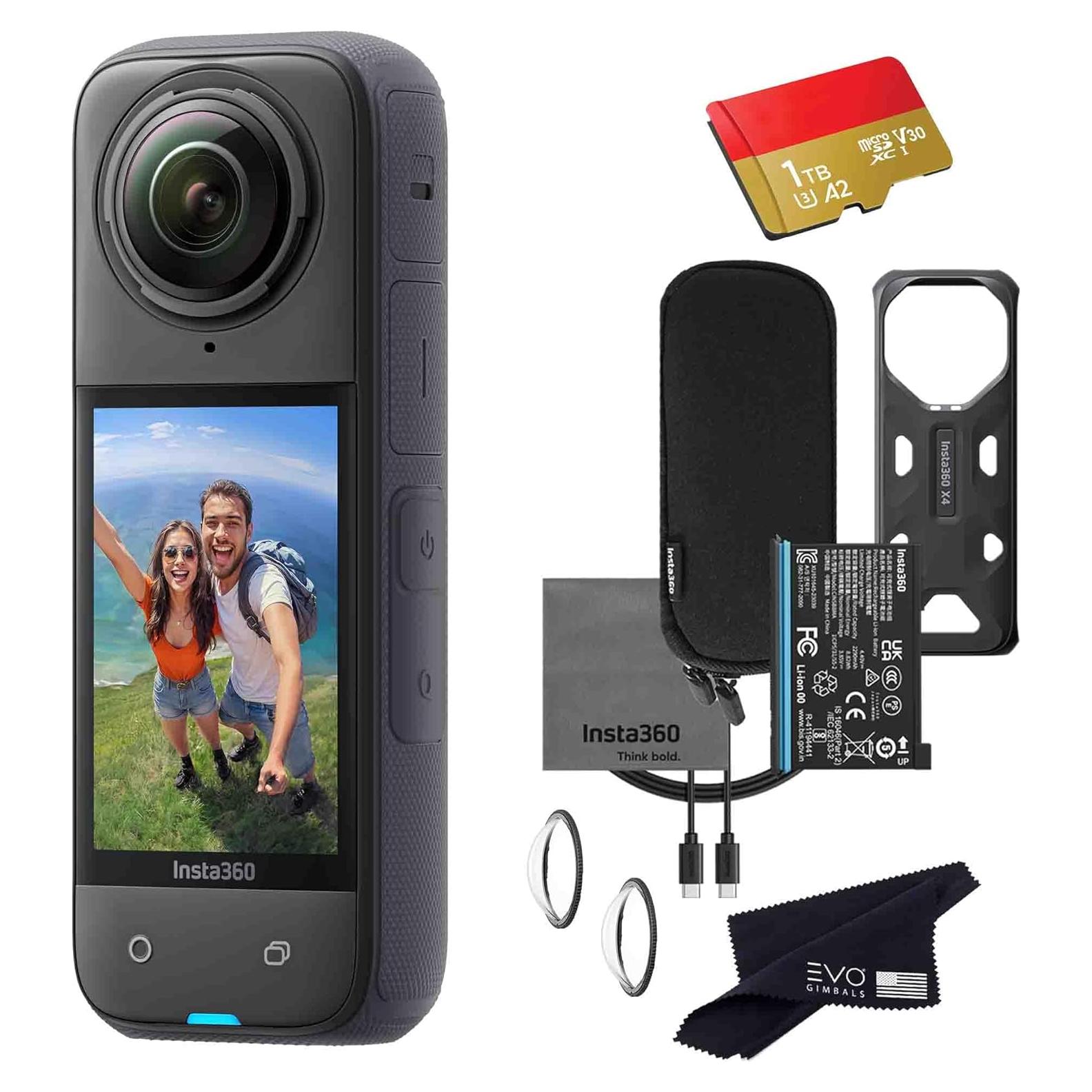 Cámara de Acción Insta360 X4 8K 360 Impermeable 1TB