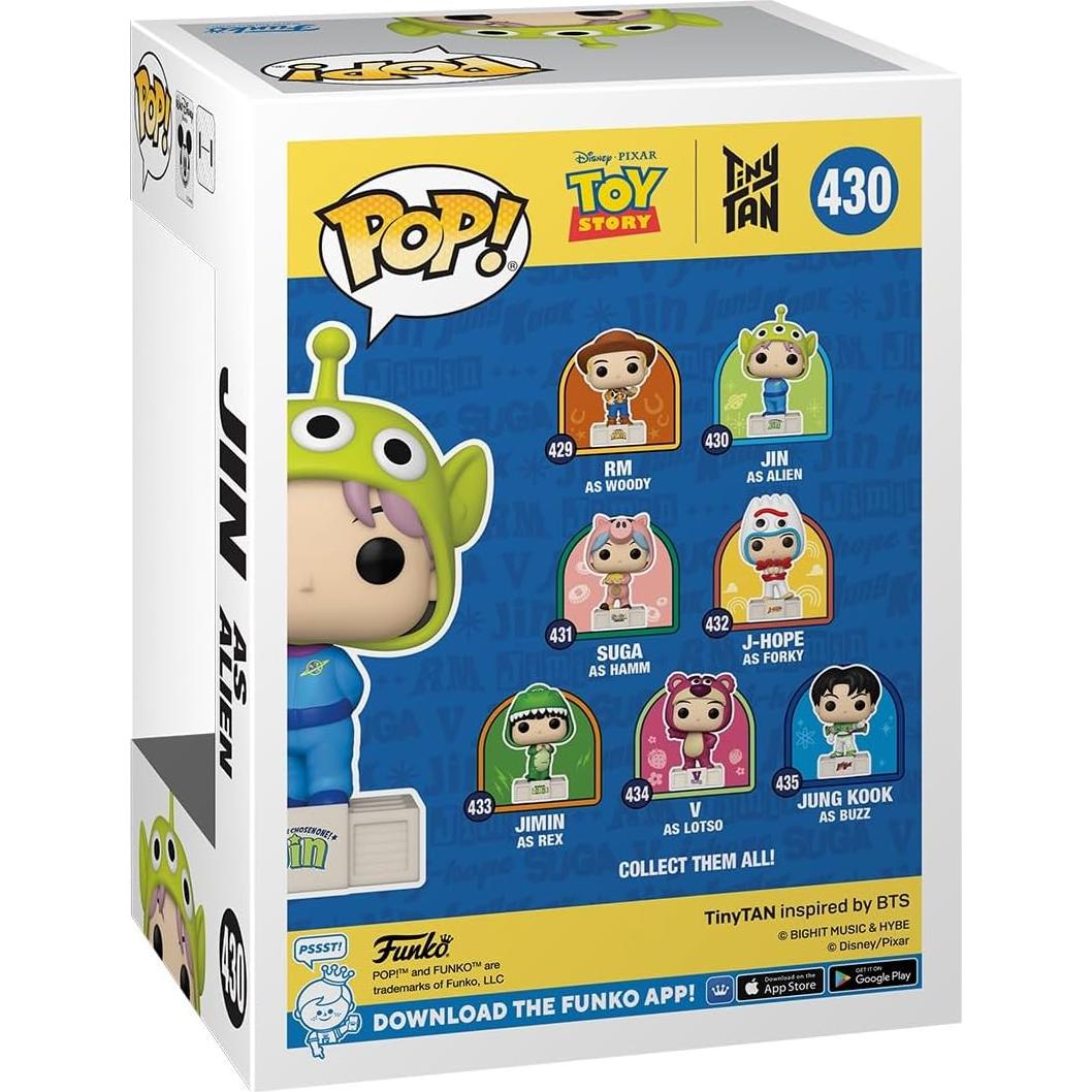 Funko Pop! Jin como Alien Toy Story x Tiny TAN 12,95 cm