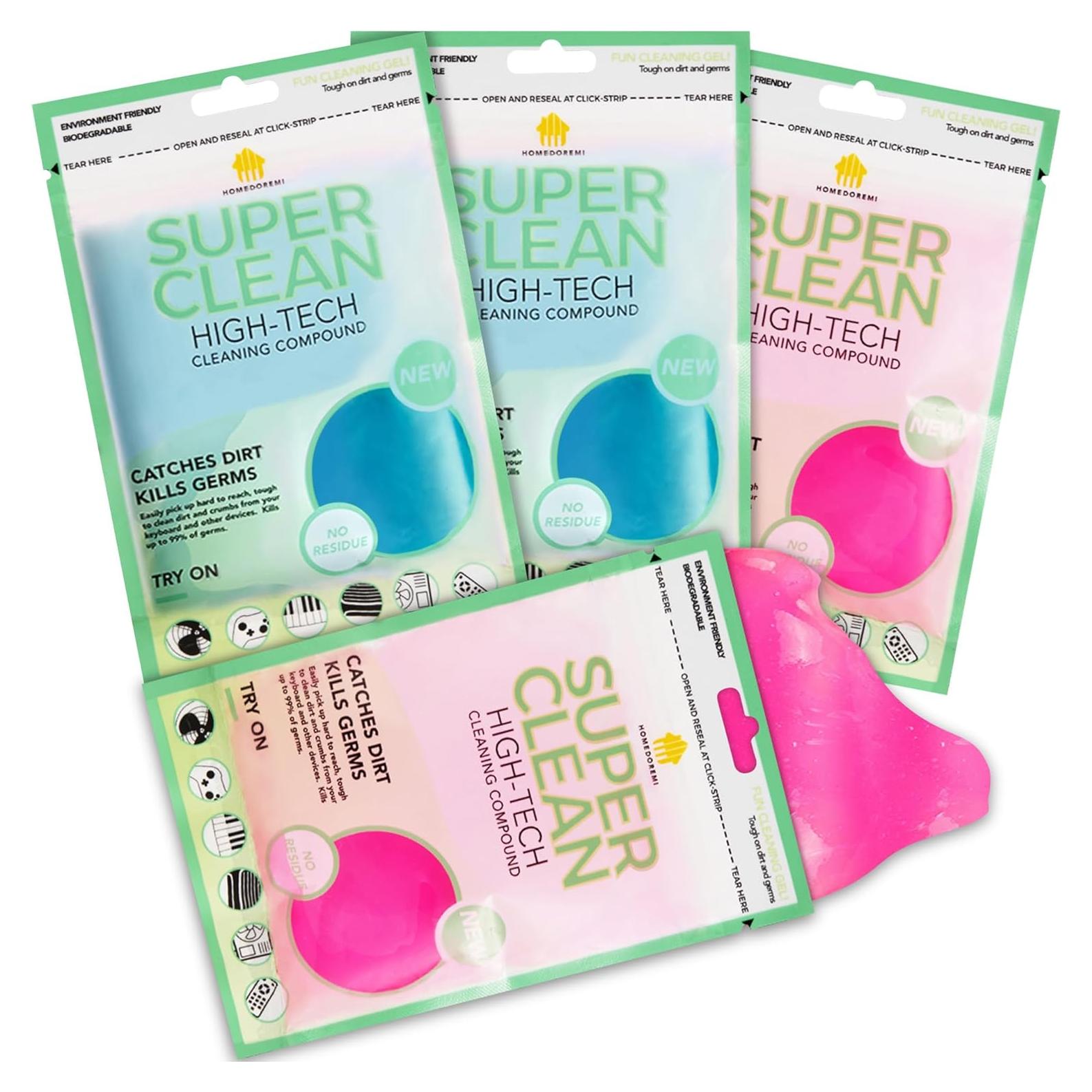 Geles de Limpieza FiveJoy KC-BP02, Paquete de 4, 320g