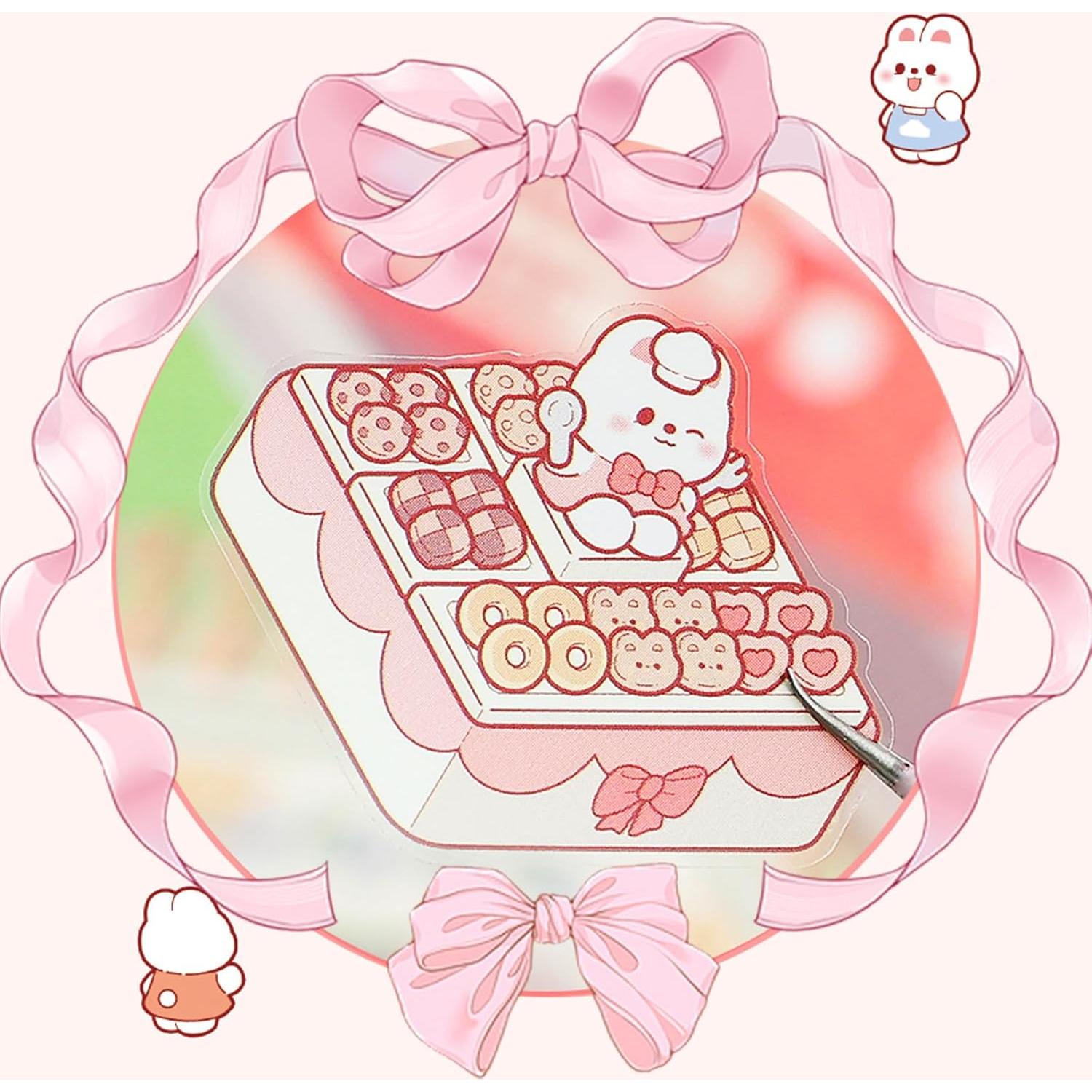 Pegatinas 3D DIY Genérico - Mini Supermercado Caricatura 16 Juegos