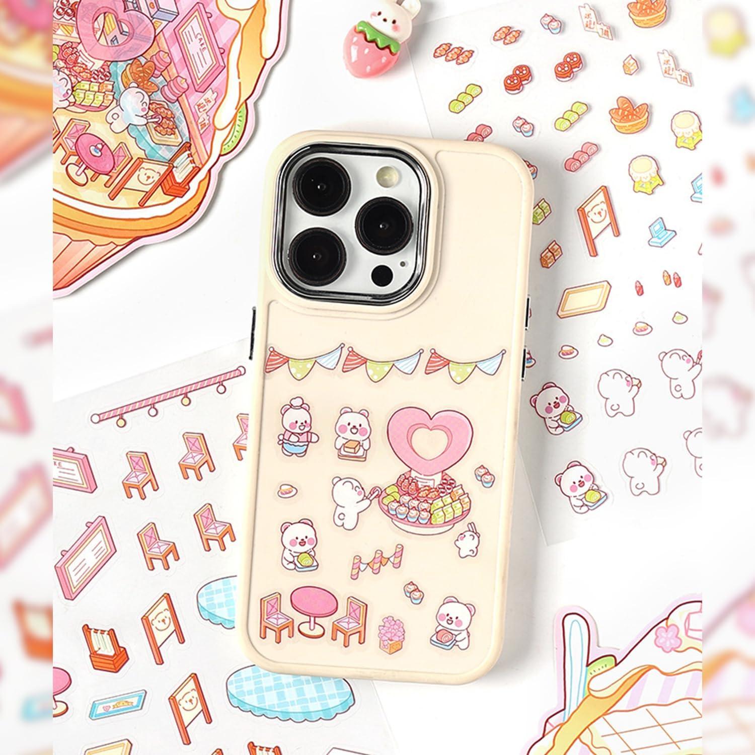 Pegatinas 3D DIY Genérico - Mini Supermercado Caricatura 16 Juegos