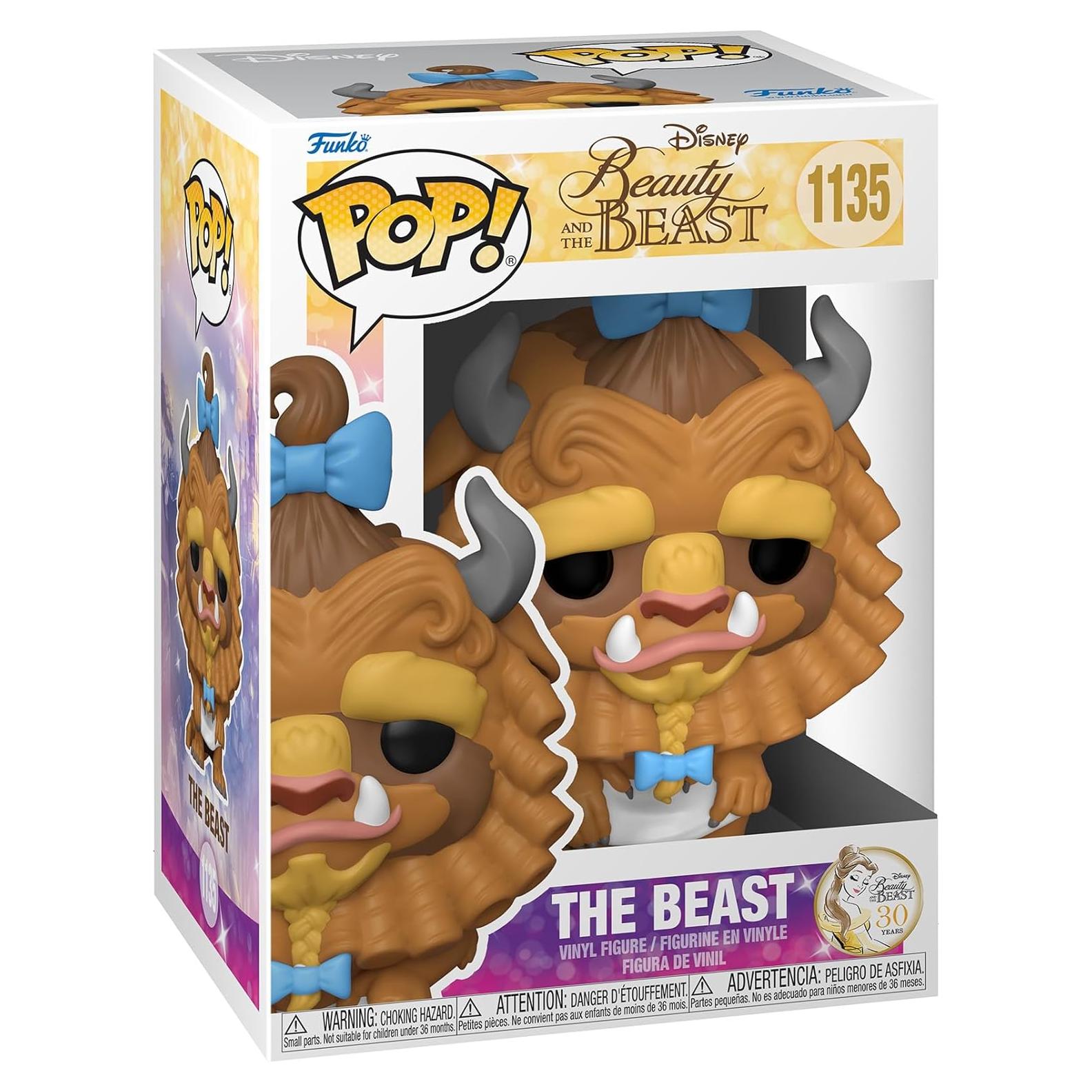 Funko POP La Bella y la Bestia - Bestia con Rizos 9.5 cm