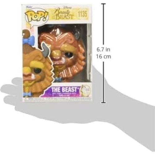 Funko POP La Bella y la Bestia - Bestia con Rizos 9.5 cm