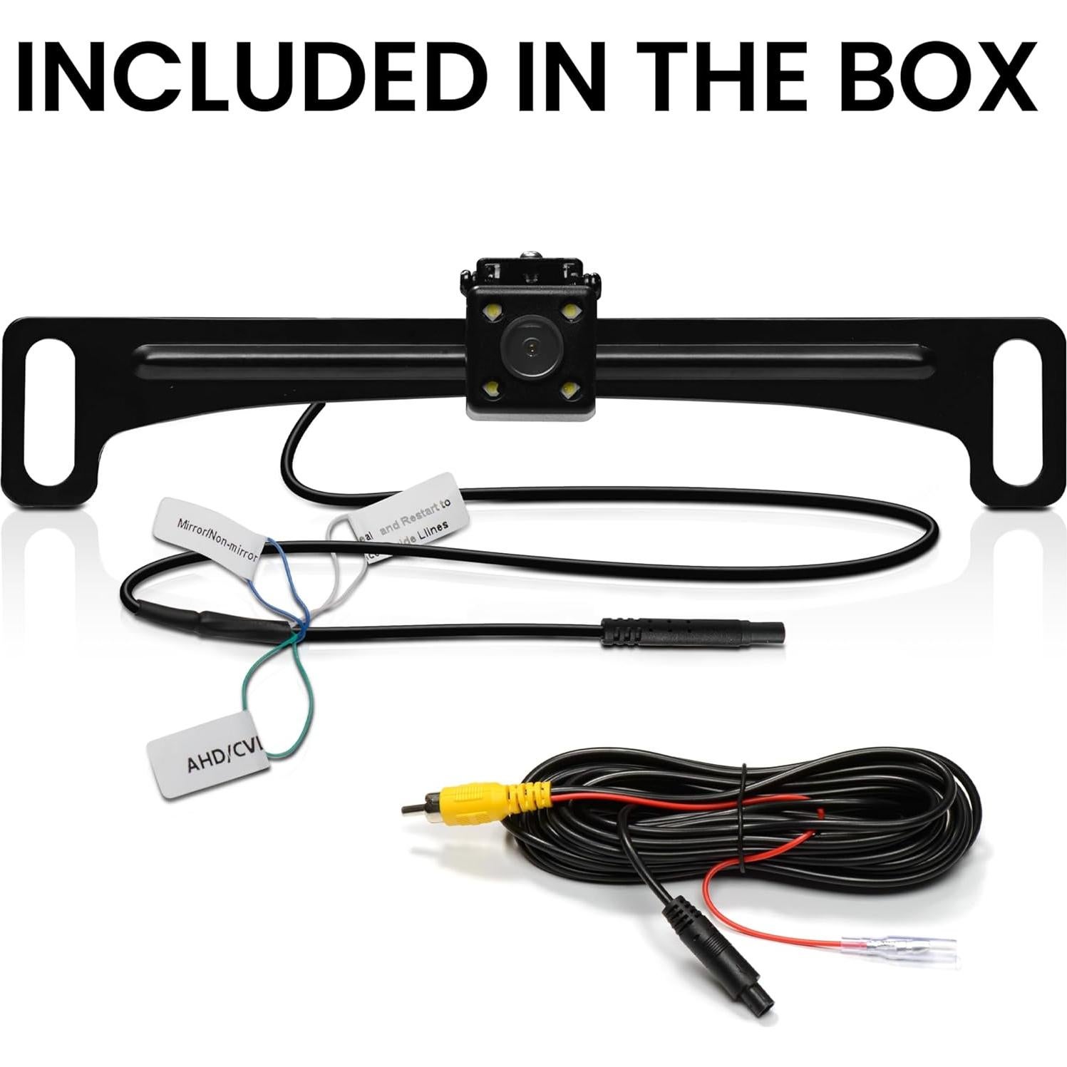 Cámara de Respaldo BOSS LPCB40 para Placa de Licencia 170°