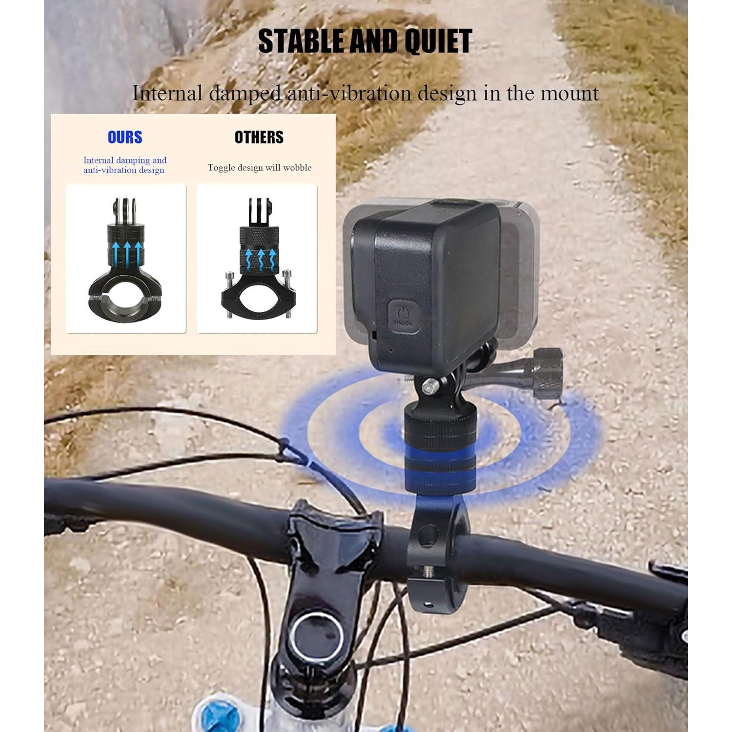 Soporte de Manillar Niewalda para Bicicleta y Motocicleta 360°