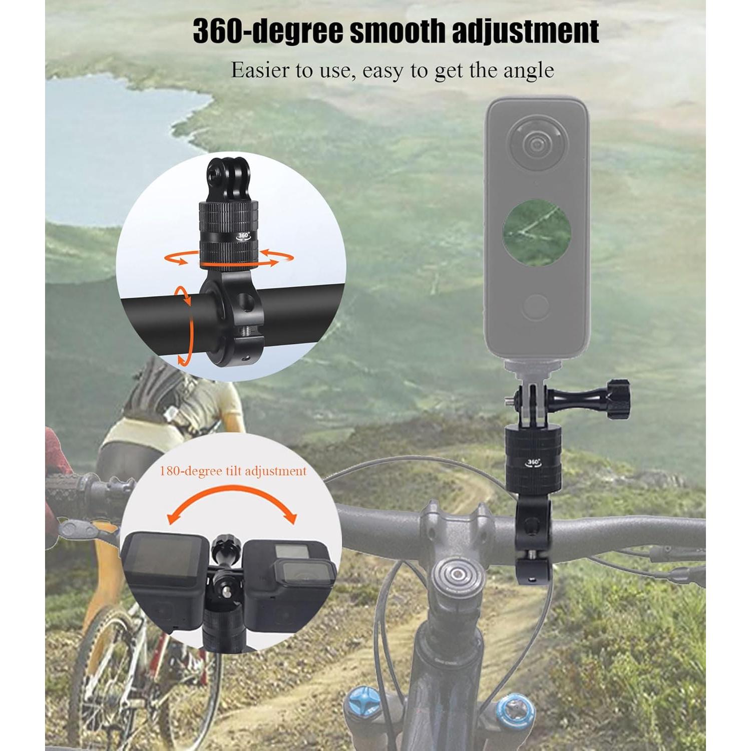 Soporte de Manillar Niewalda para Bicicleta y Motocicleta 360°