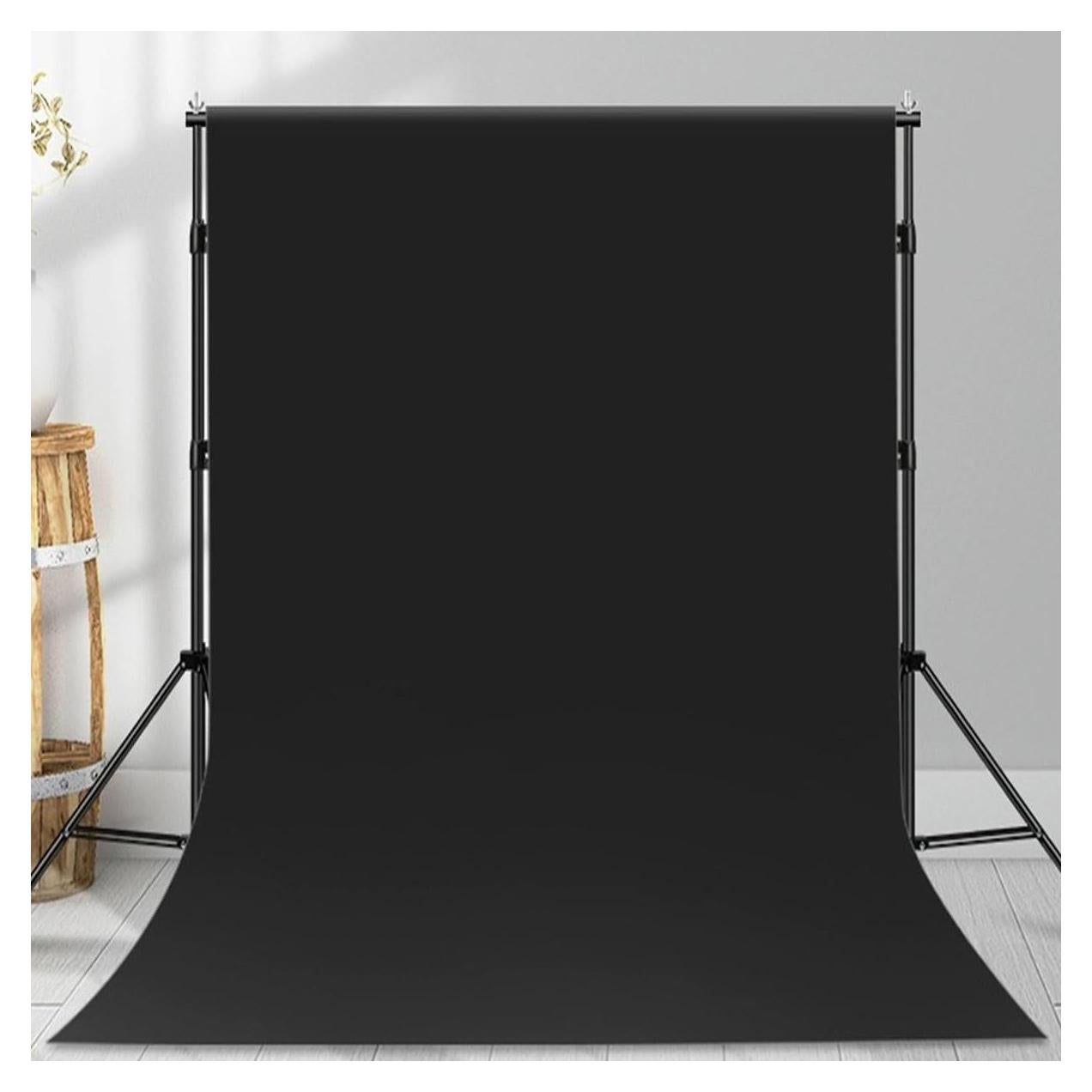 Fondo Negro para Fotografía HMTFOTO 1.5m x 2.1m Sin Costuras