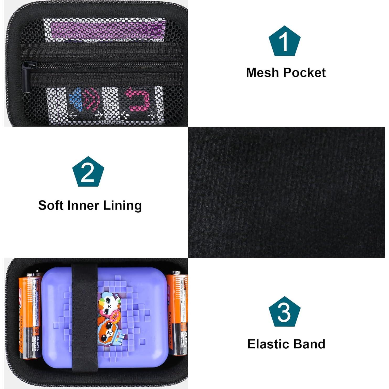 Funda rígida Canboc para Bitzee Disney - Almacenamiento Negro