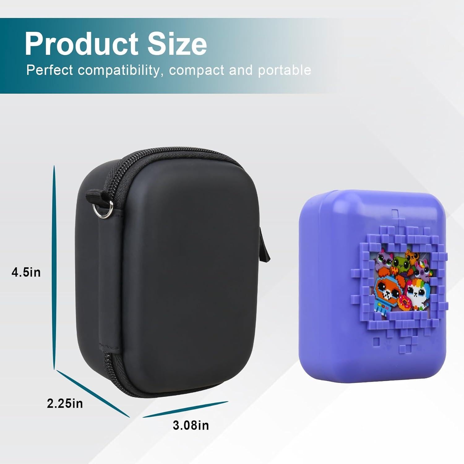 Funda rígida Canboc para Bitzee Disney - Almacenamiento Negro