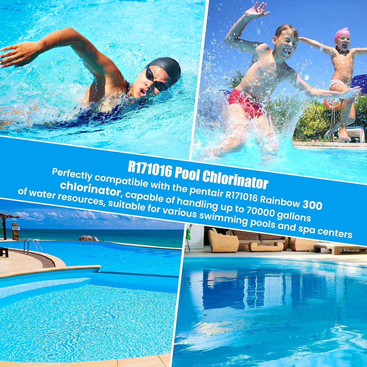 Clorador de piscina Miory R171016 300 mejorado 1,93 kg