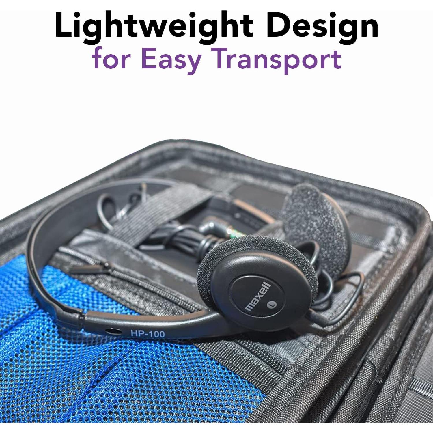 Auriculares Estéreo Maxell 24 Unidades 3.5mm Confortables