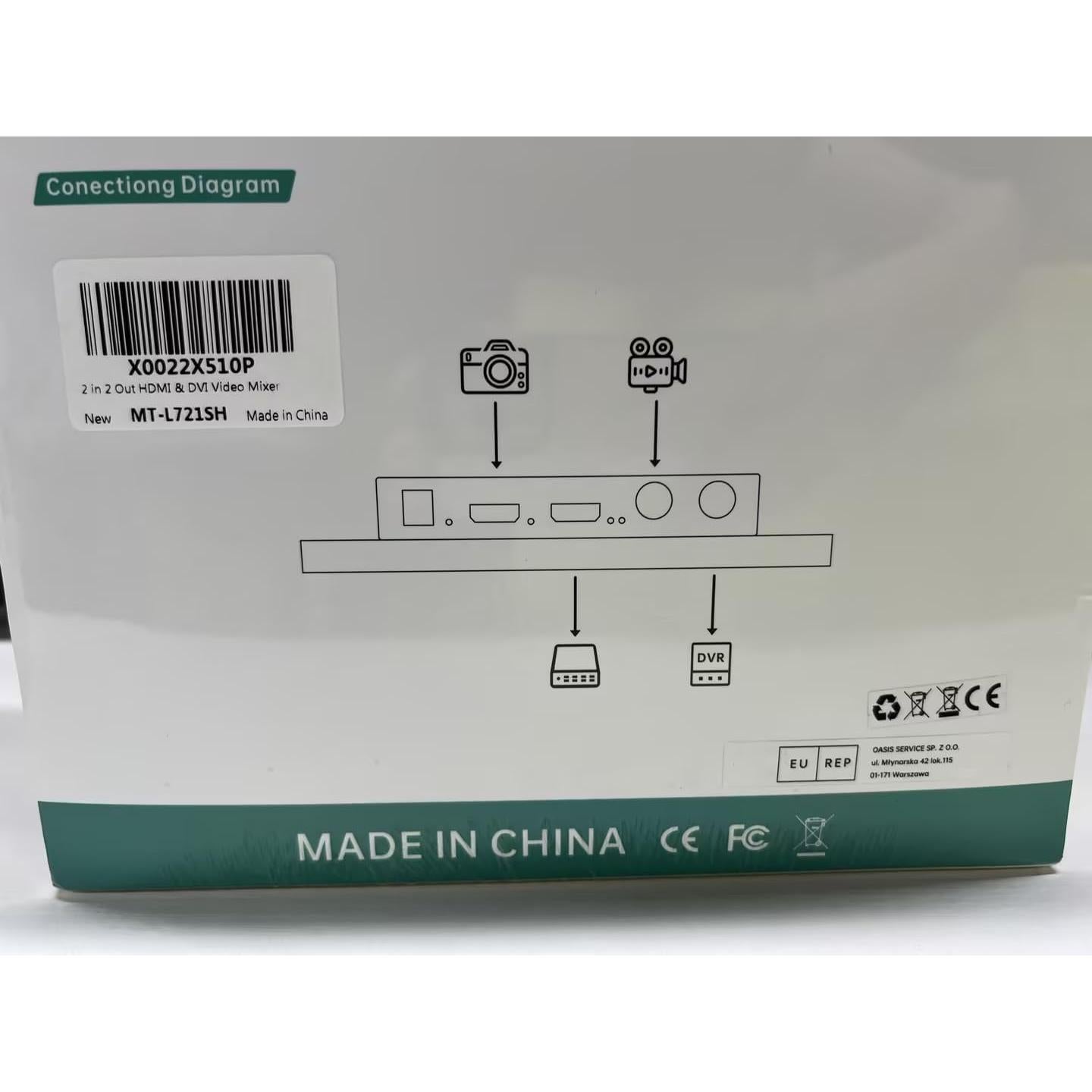 MT-VIKI HDMI & SDI Input and Loop Out with 7 inch Monitor Camera Field Monitor 1080@60Hz HDMI 1.4 3G SDI 1800 cd/㎡