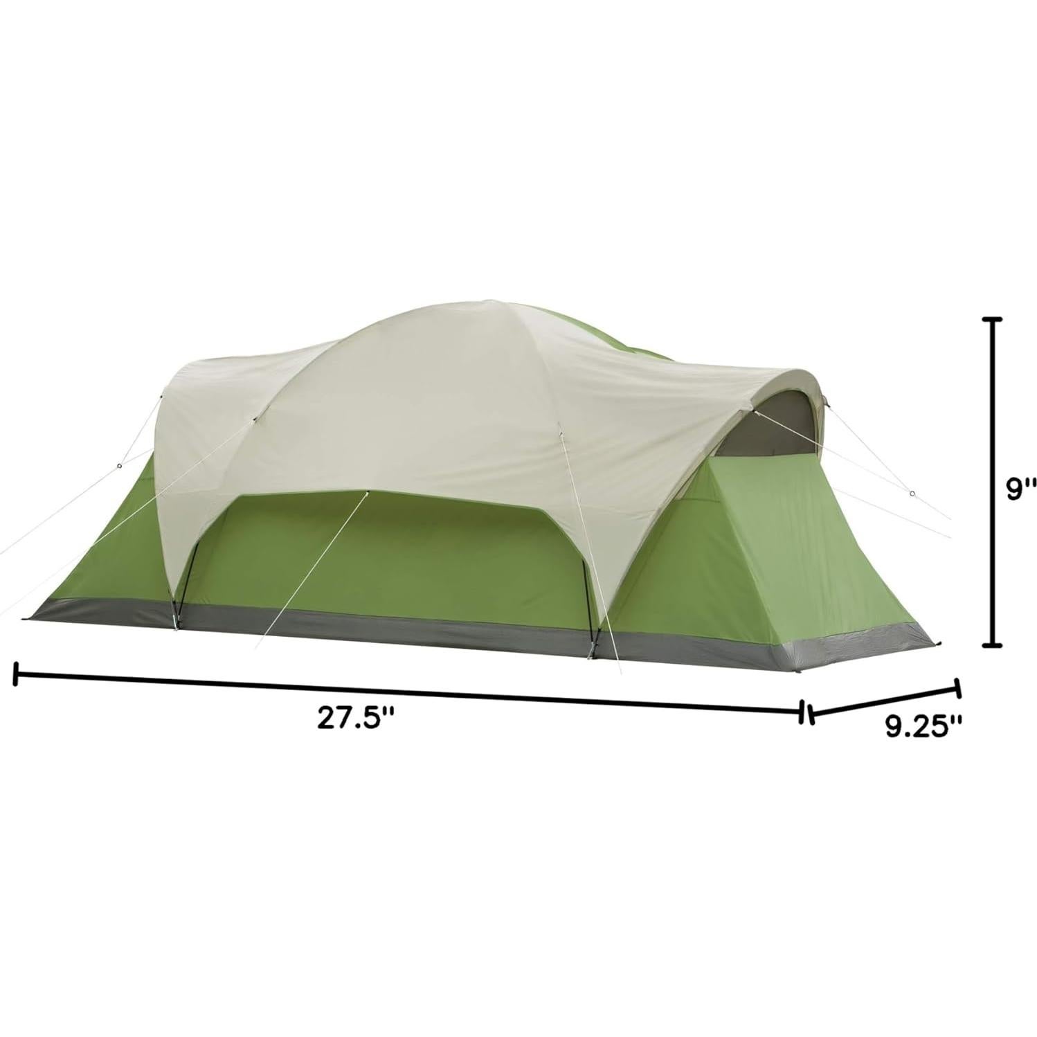 Carpa Familiar Coleman Montana 8P Impermeable para Camping
