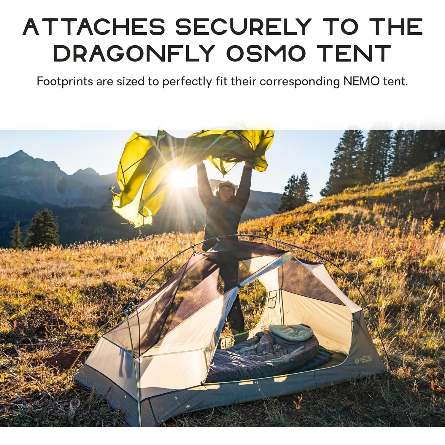 Huella NEMO Dragonfly OSMO 2 Personas Gris 75D Poliester