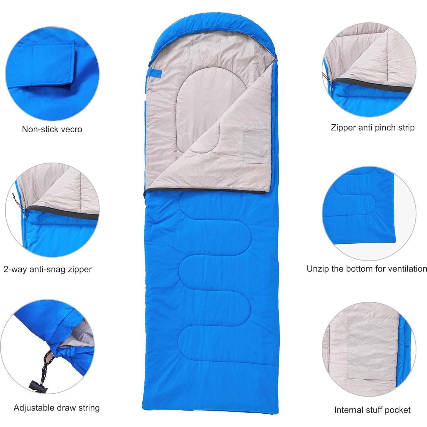 Saco de dormir Nature Link Zoysia-002 220x75cm 1.2kg Verde