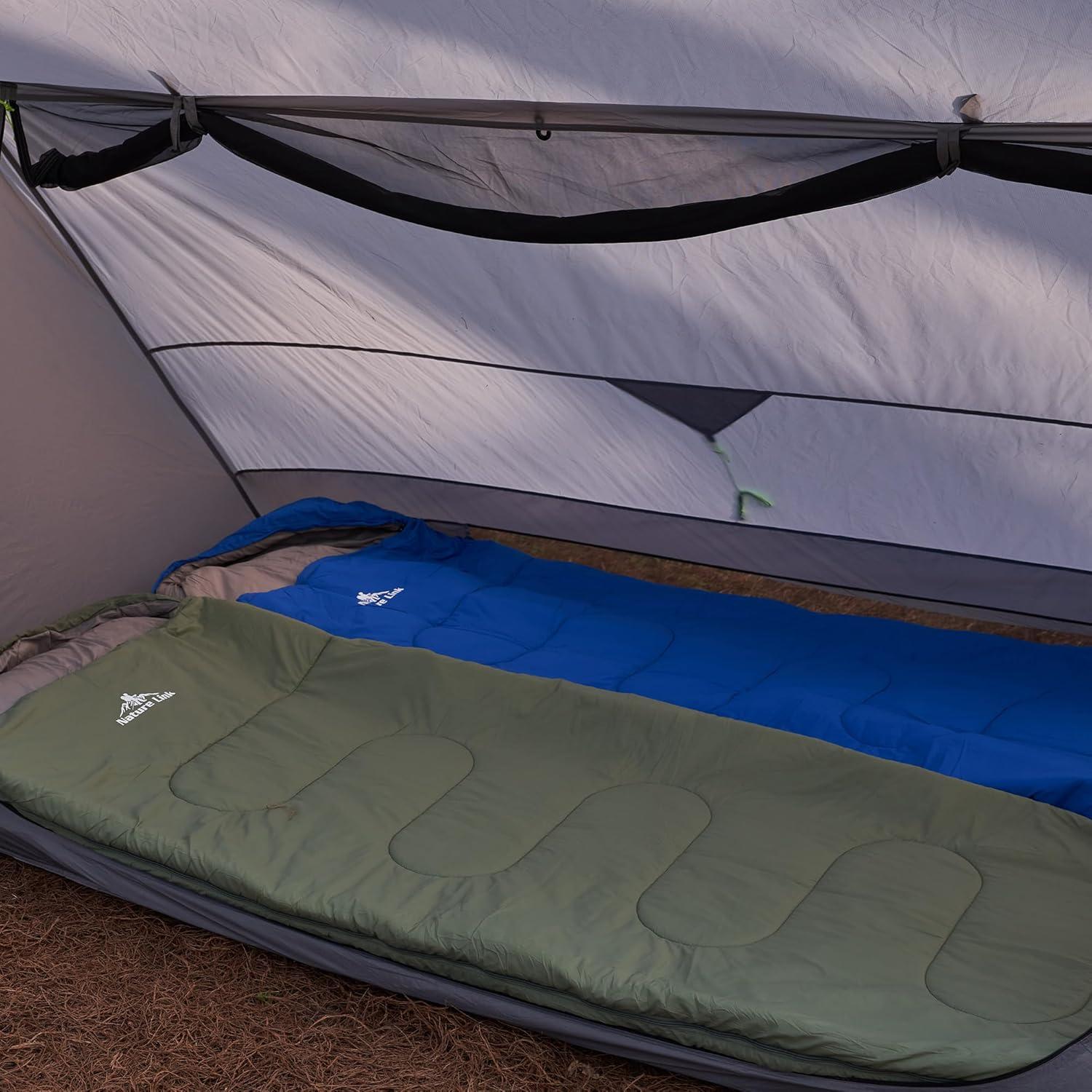 Saco de dormir Nature Link Zoysia-002 220x75cm 1.2kg Verde