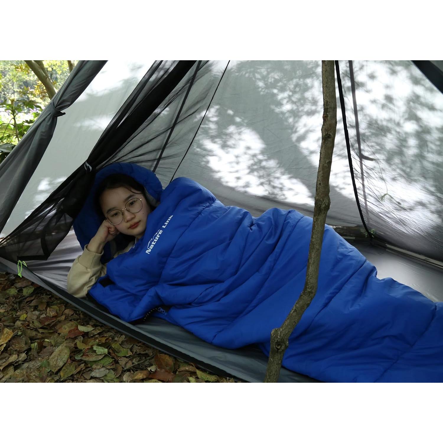 Saco de dormir Nature Link Zoysia-002 220x75cm 1.2kg Verde