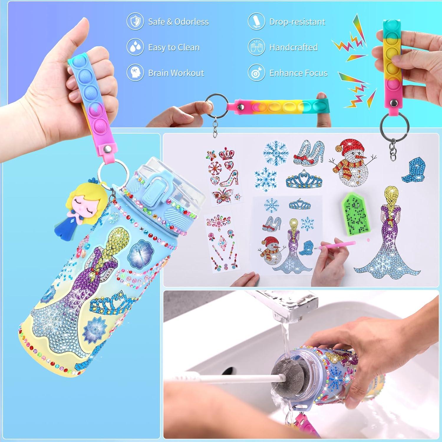 Kit de Botellas de Agua DIY PERRYHOME Congelado 600ml