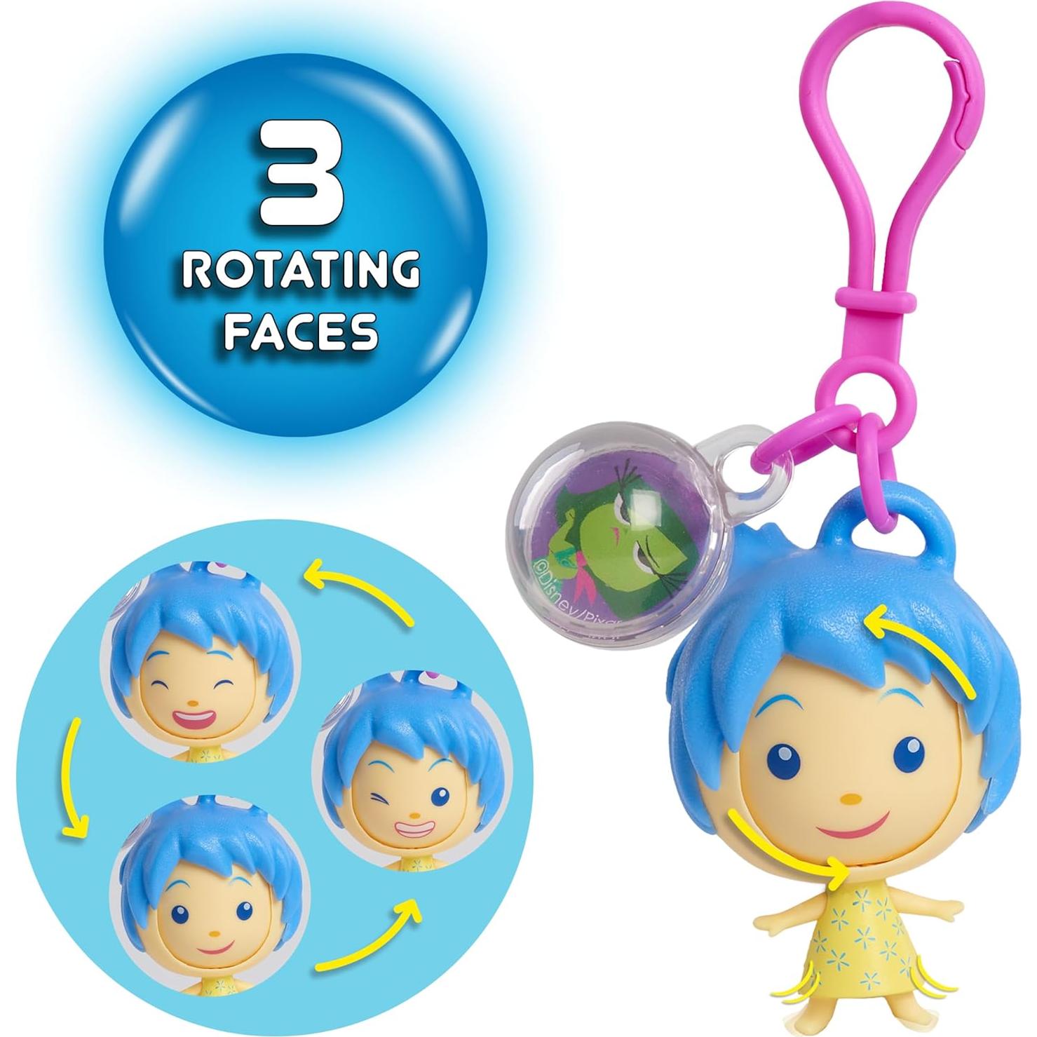 Figuras de Llaveros Antiestrés Alegría Inside Out 2 Just Play