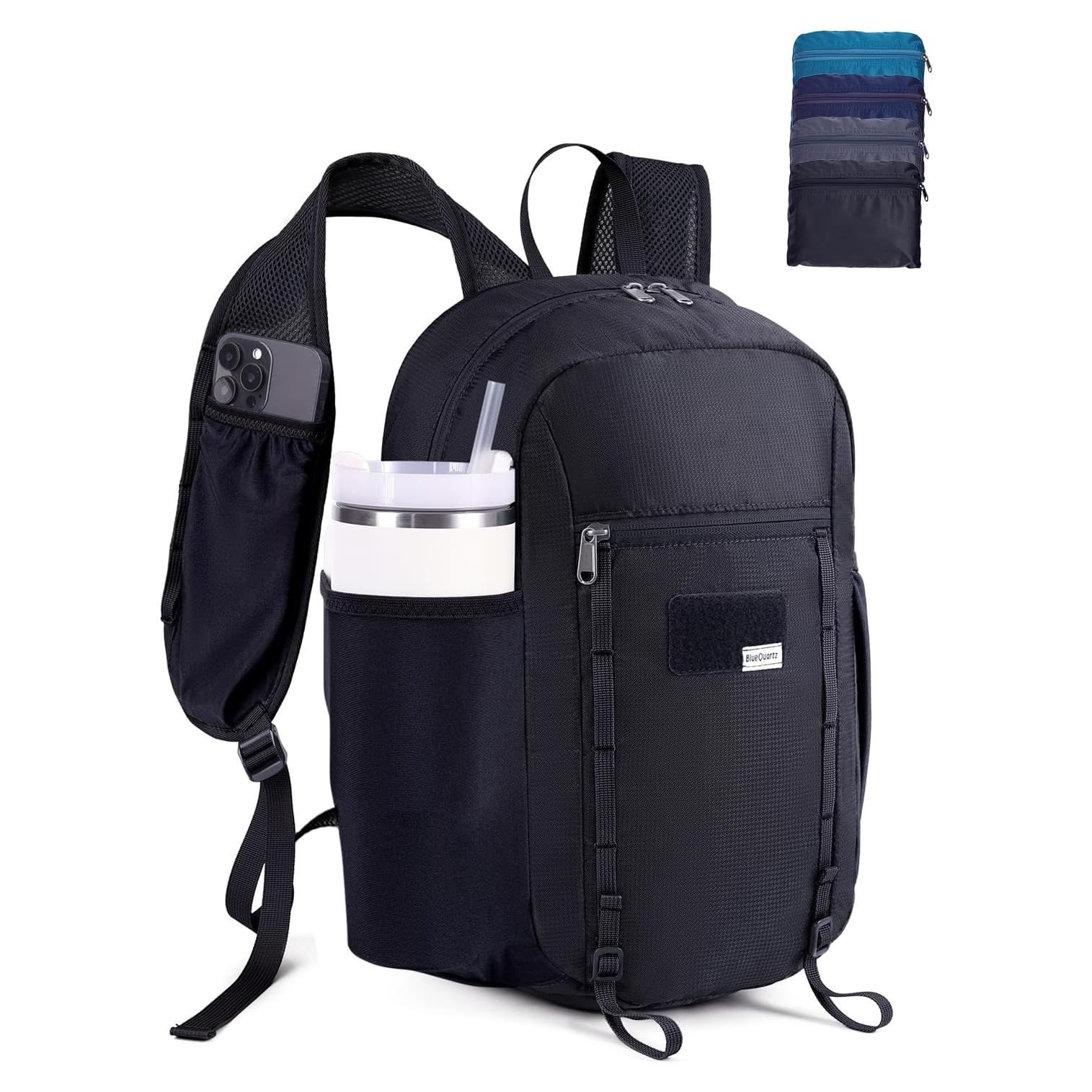 Mochila de Senderismo Blue Quartz 15L con Botella 500ml