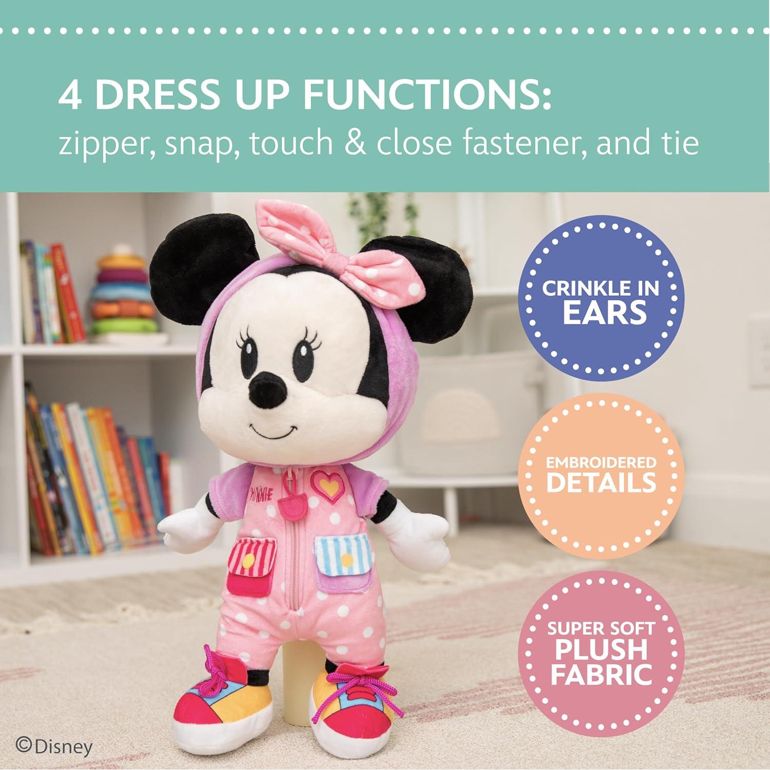 Muñeca de Peluche Disney Baby Minnie Mouse para Vestir