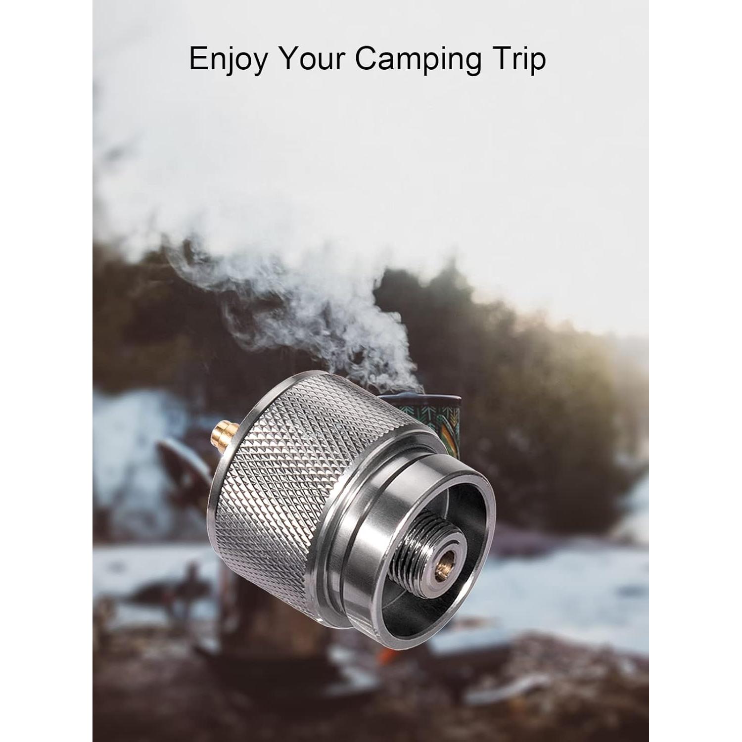 Adaptador de Estufa de Camping SEADESKY Propano a Butano 1L