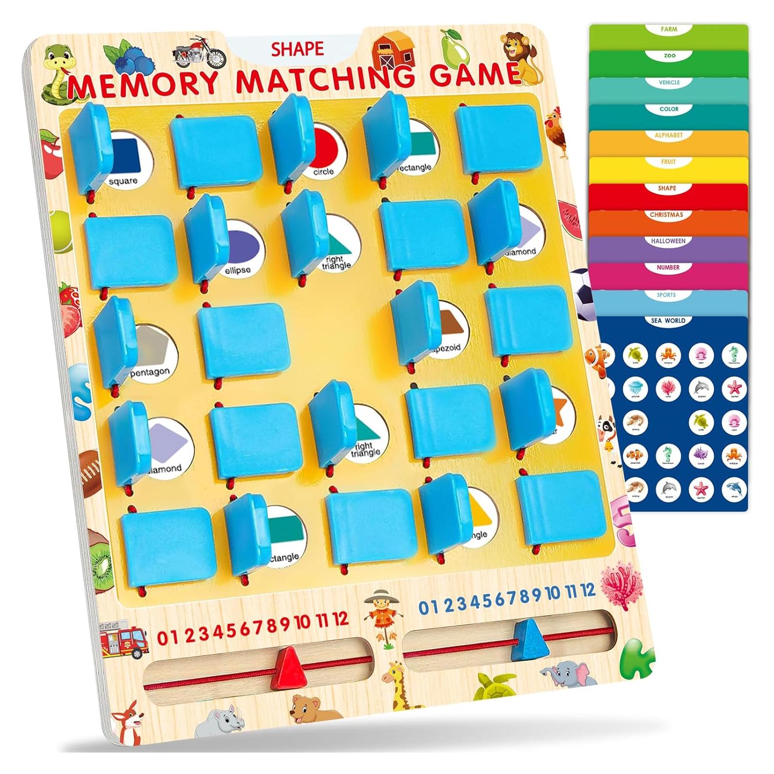 Juego de Memoria Educativo Walenty para Niños 3-8 Años