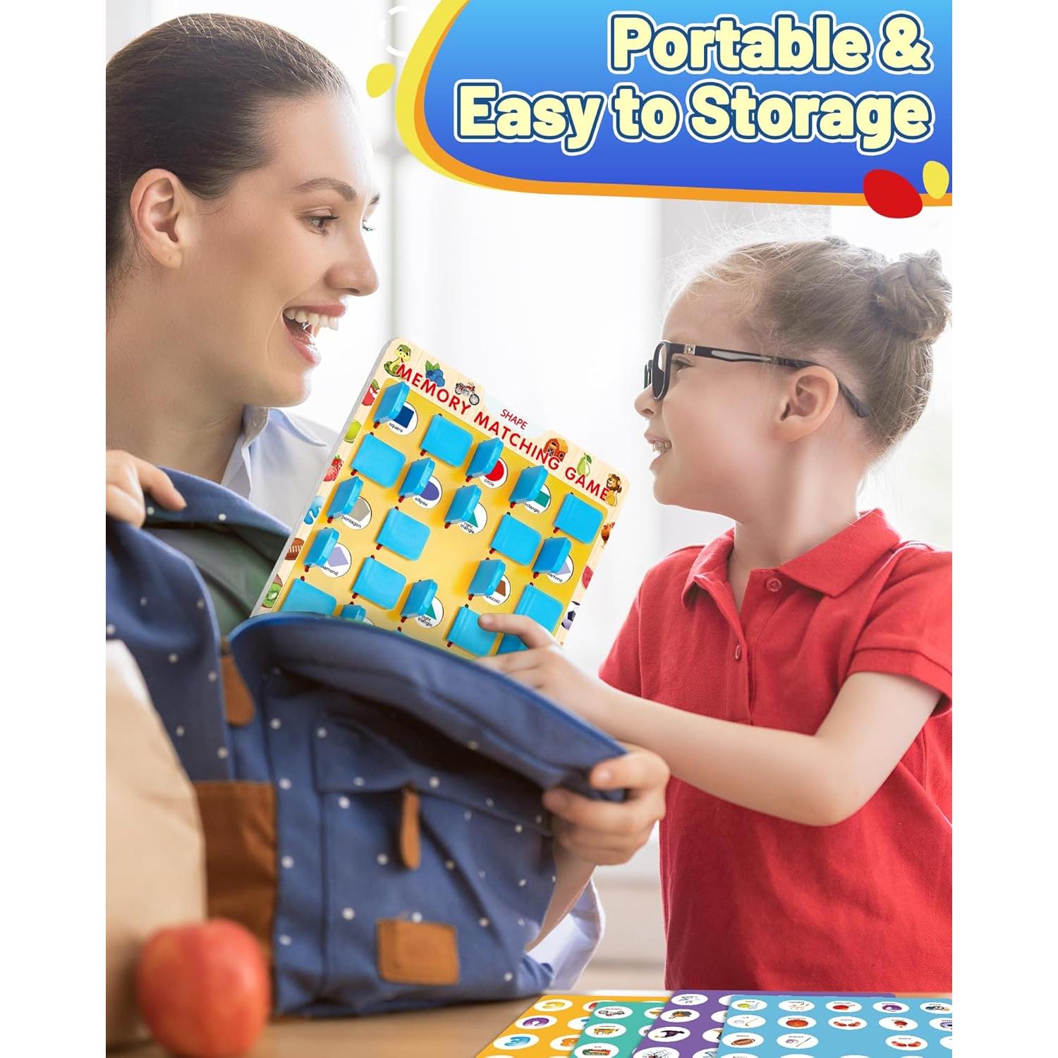 Juego de Memoria Educativo Walenty para Niños 3-8 Años