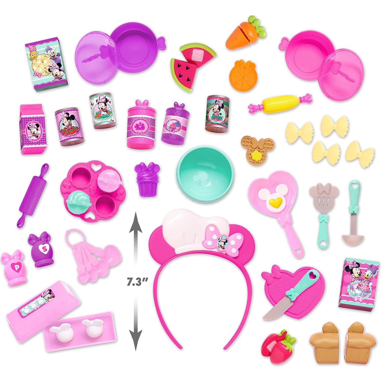 Conjunto de Cocina Bowtastic Minnie Mouse 50 Piezas Juguete