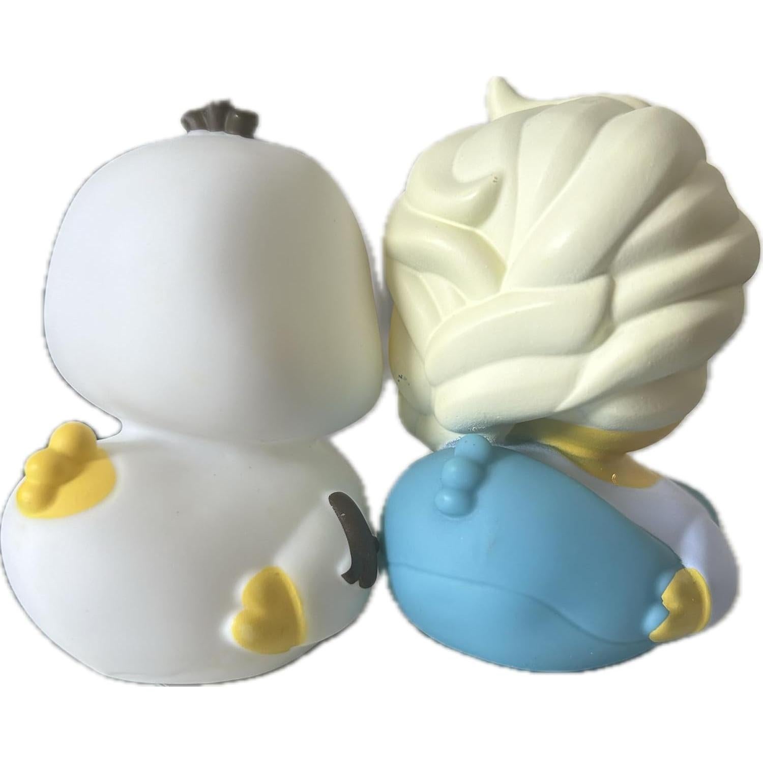 Patitos de Goma Just Play Duckalooz Disney Elsa y Olaf 7.6 cm
