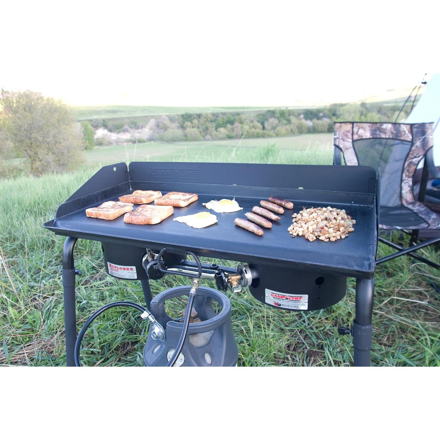 Plancha Profesional Camp Chef 2 Quemadores 81.3x35.6cm