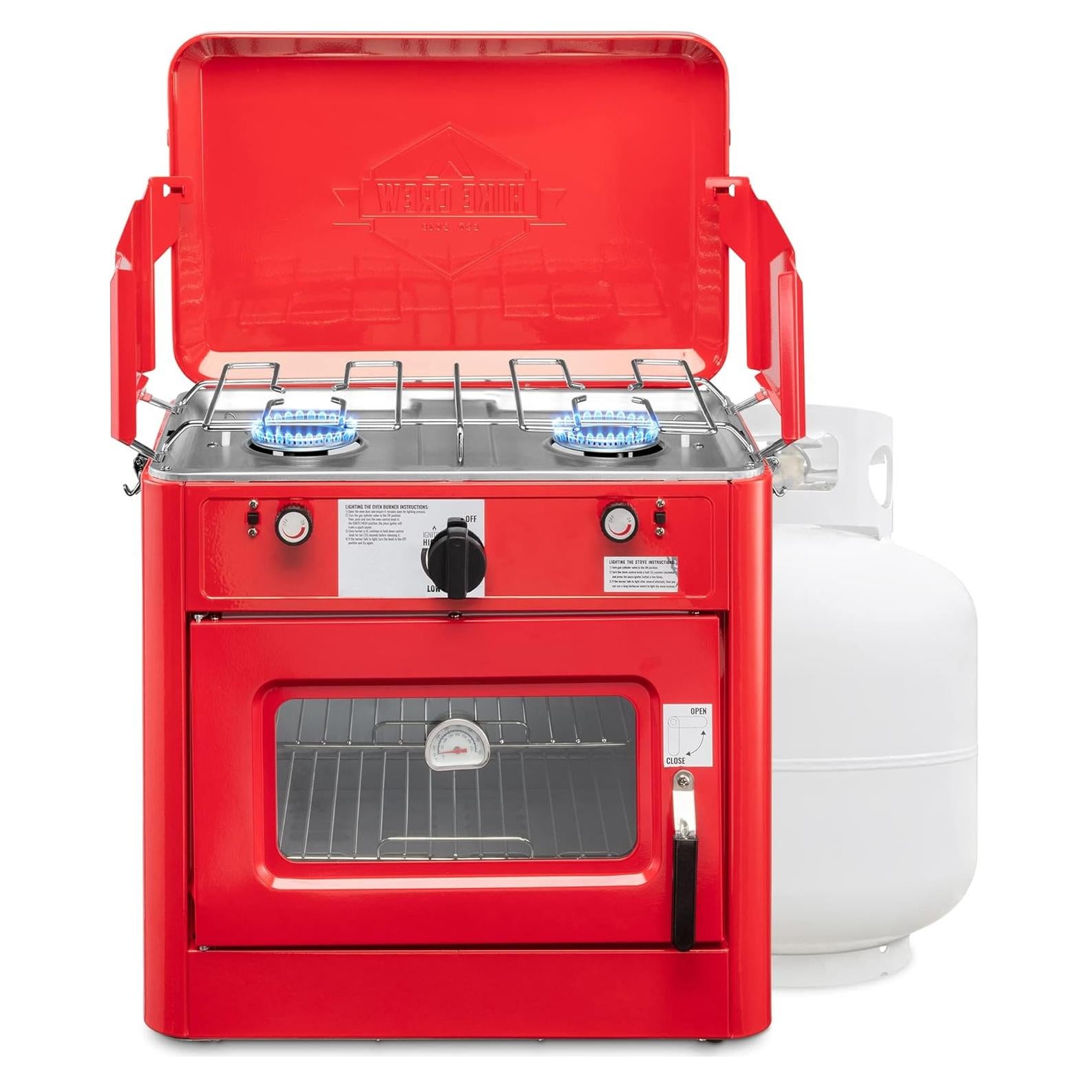 Horno de Camping a Gas Hike Crew 2 Quemadores Propano 13.5 kg