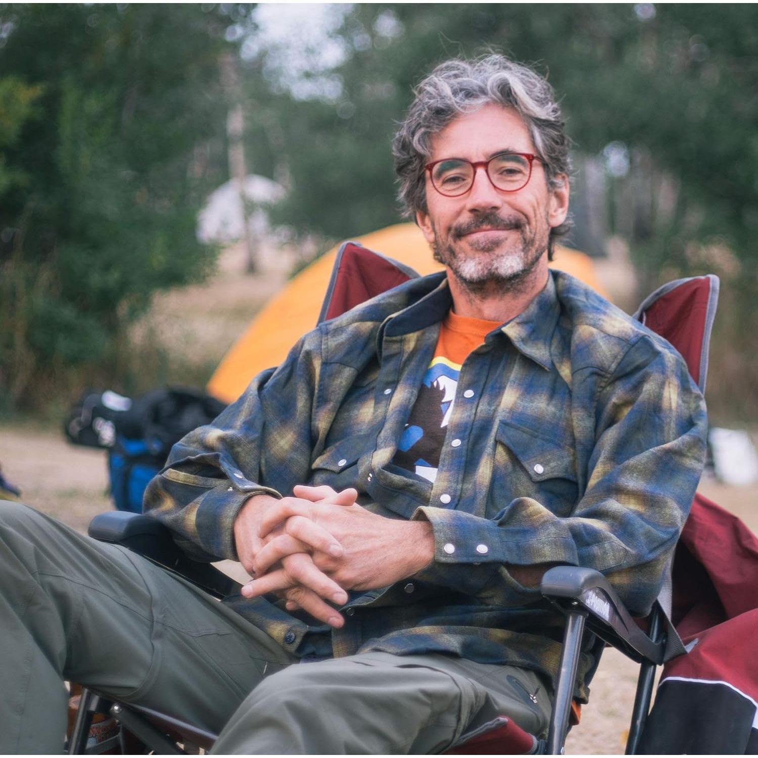 GCI Outdoor Low-Ride Reclining Camping Chair