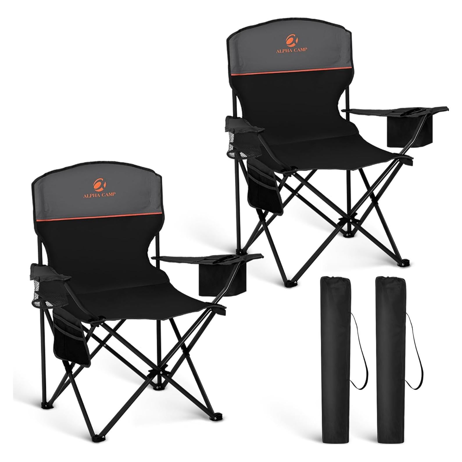 Sillas de Camping Plegables High Point Sports 2 Unidades