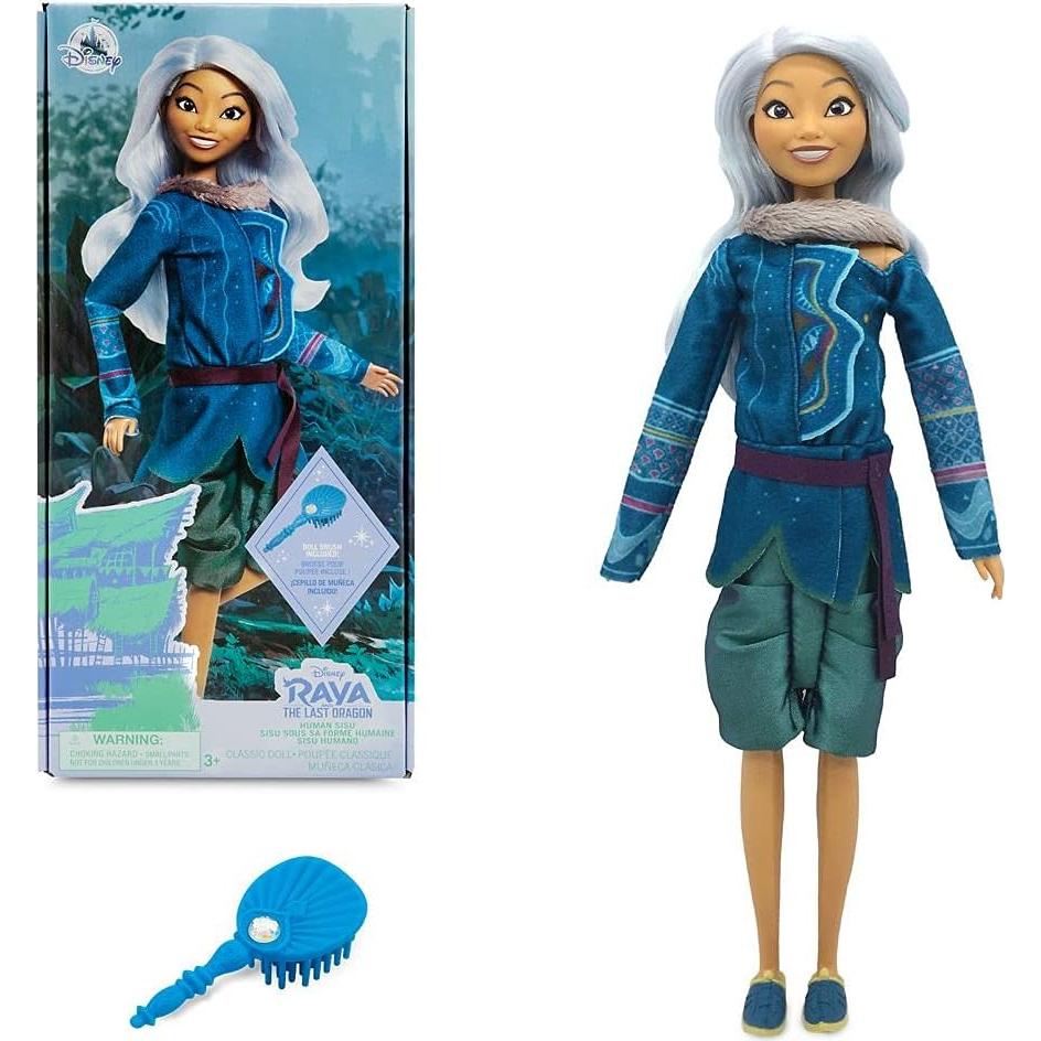 Muñeca Clásica Sisu Disney 28 cm Posable con Cepillo