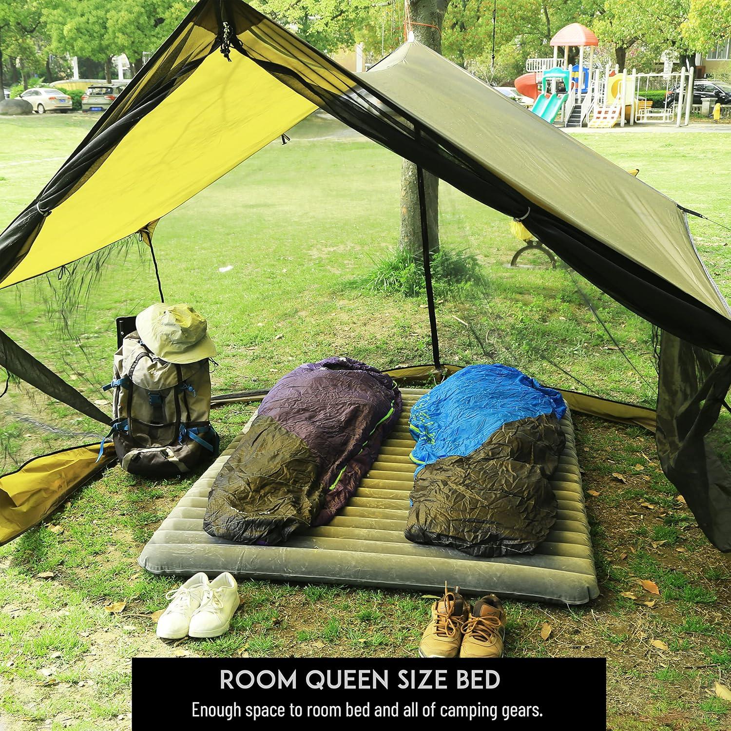 Preself Hammock Screen House Ultralight Nylon NoBug for Canoe Picnics Backyards Backpacking Camping Beach