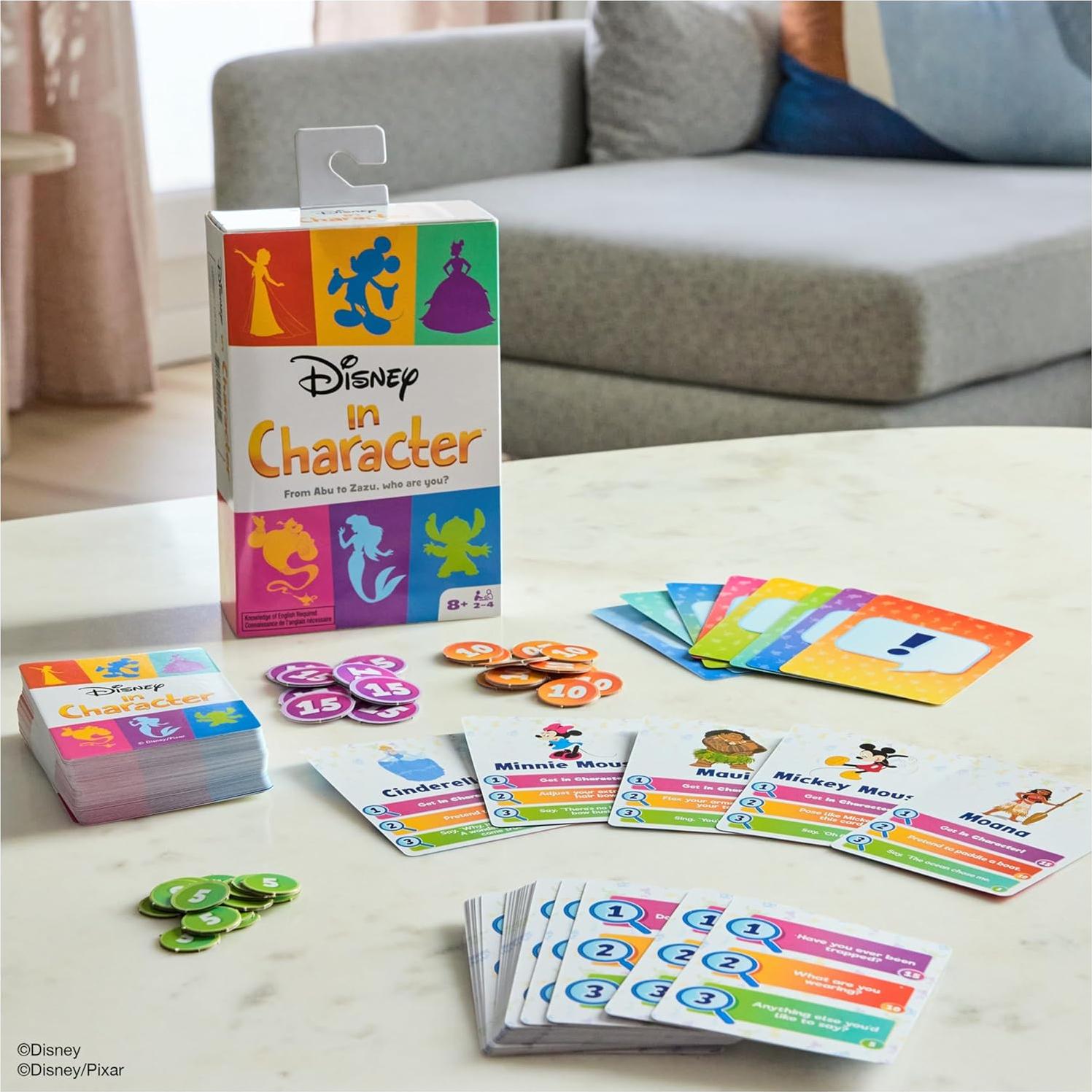 Juego de Cartas Disney en Personaje Spin Master - 2-4 Jugadores