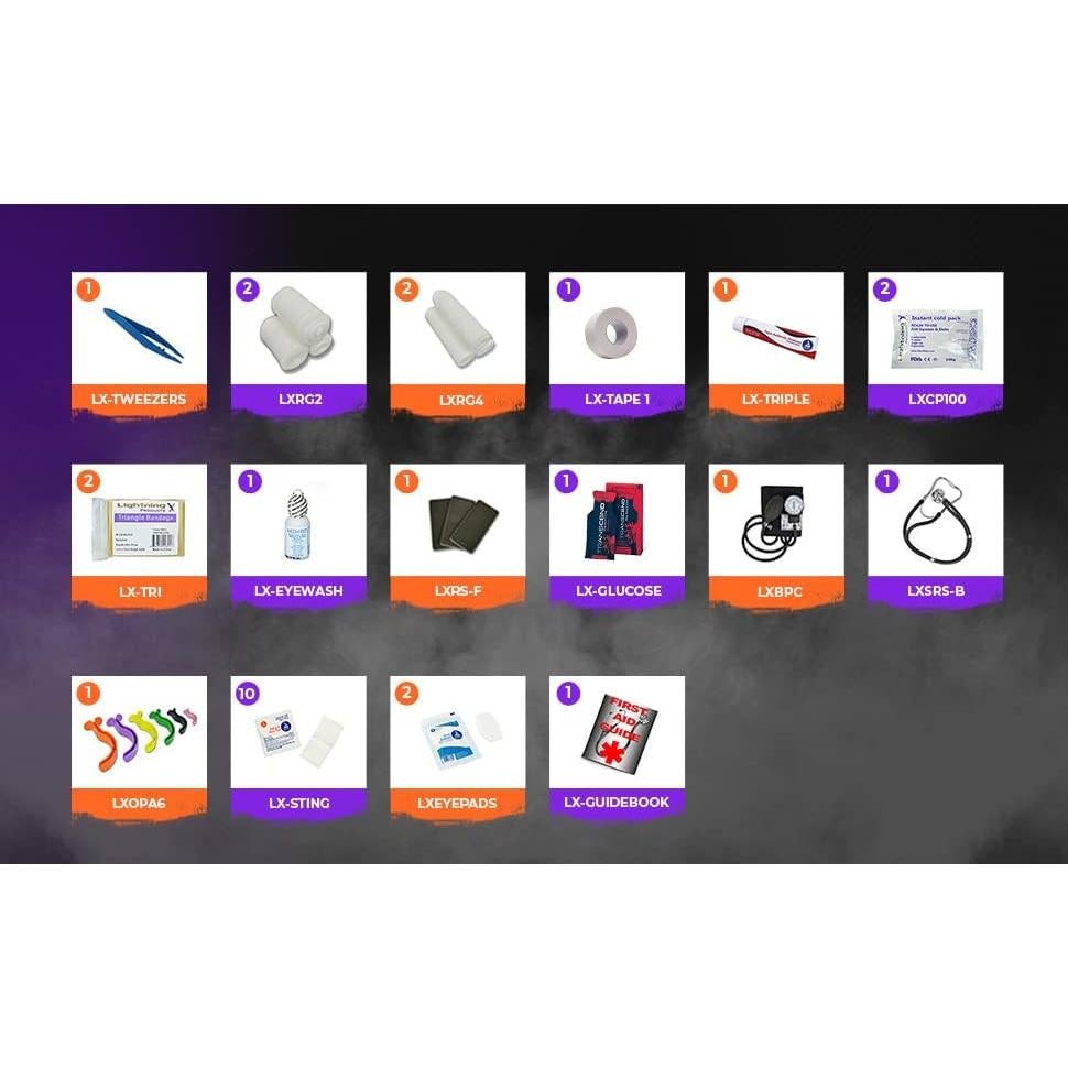 Bolsa de Trauma EMT Lightning X MB25 Mediana - 240 Suministros