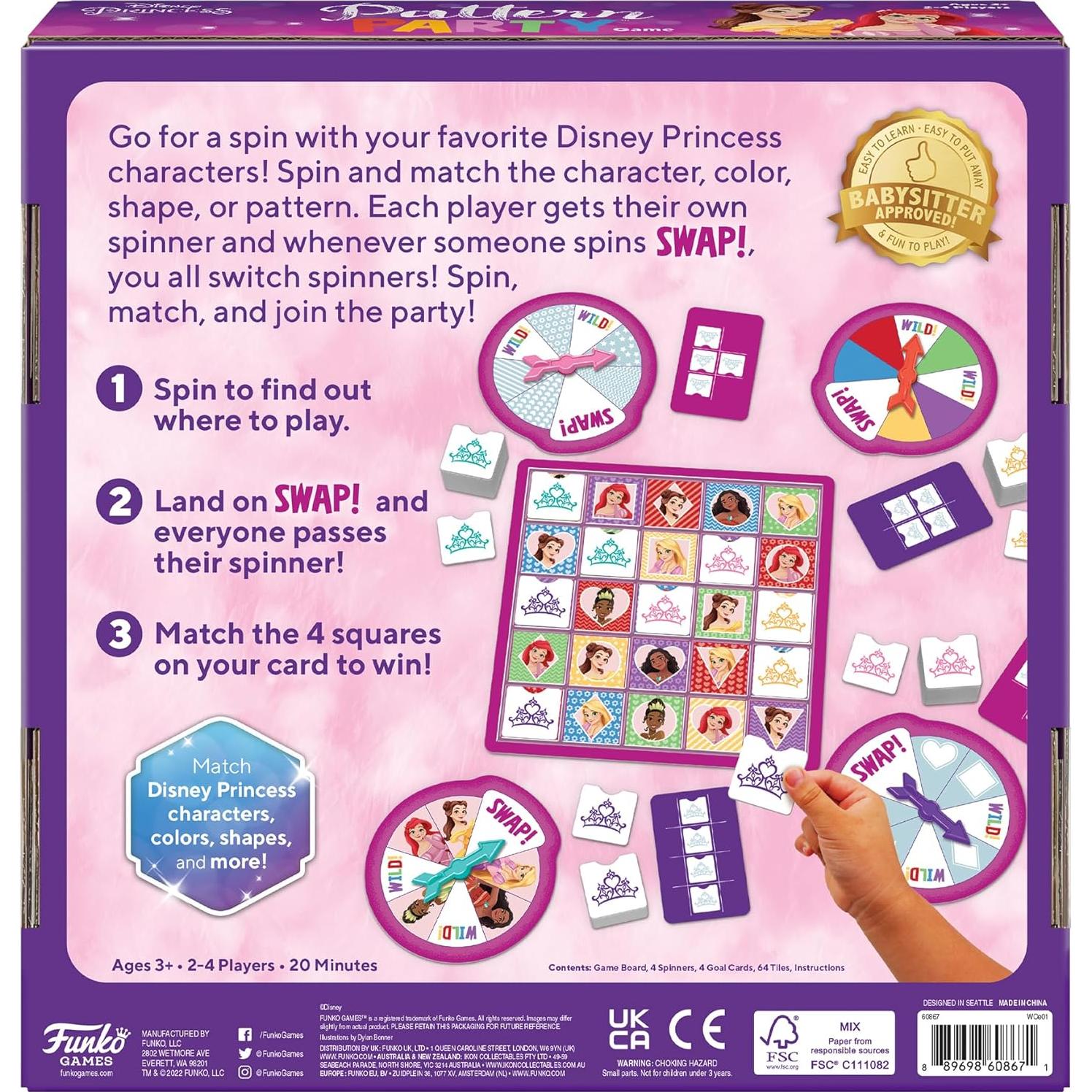 Juego de Fiesta de Patrones Disney - Funko Games - 2-4 Jugadores