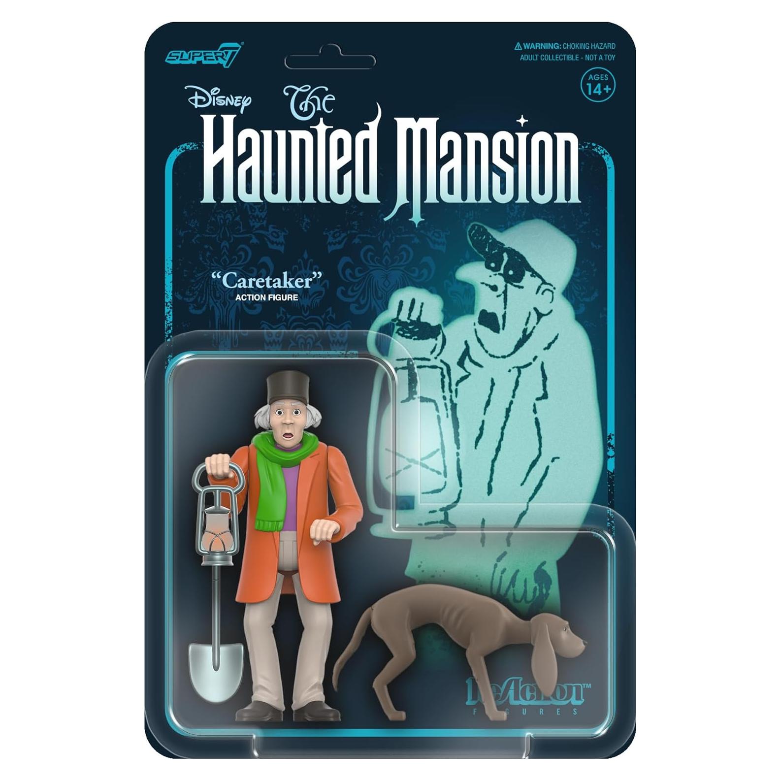 Figura de Acción Super7 Cuidador Mansión Embrujada 9.5 cm